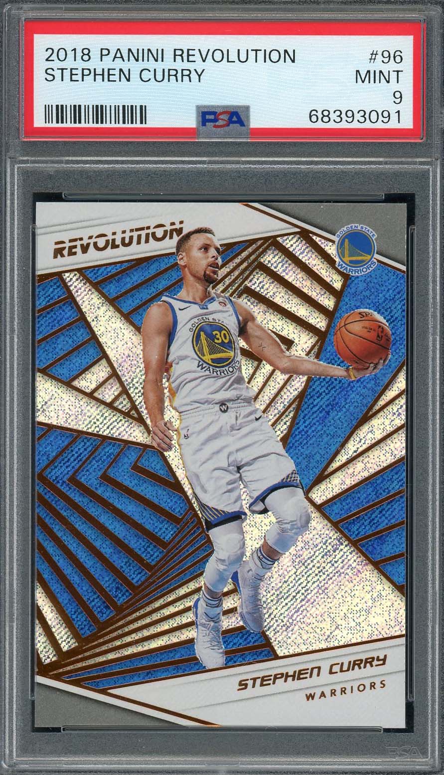 Stephen Curry 2018 Panini Revolution Basketball Card #96 Graded PSA 9 Stephen Curry 2018 Panini Revolution Basketball Card #96 Graded PSA 9