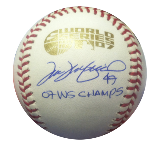 Tim Wakefield Signed Boston Red Sox 2007 World Series Baseball