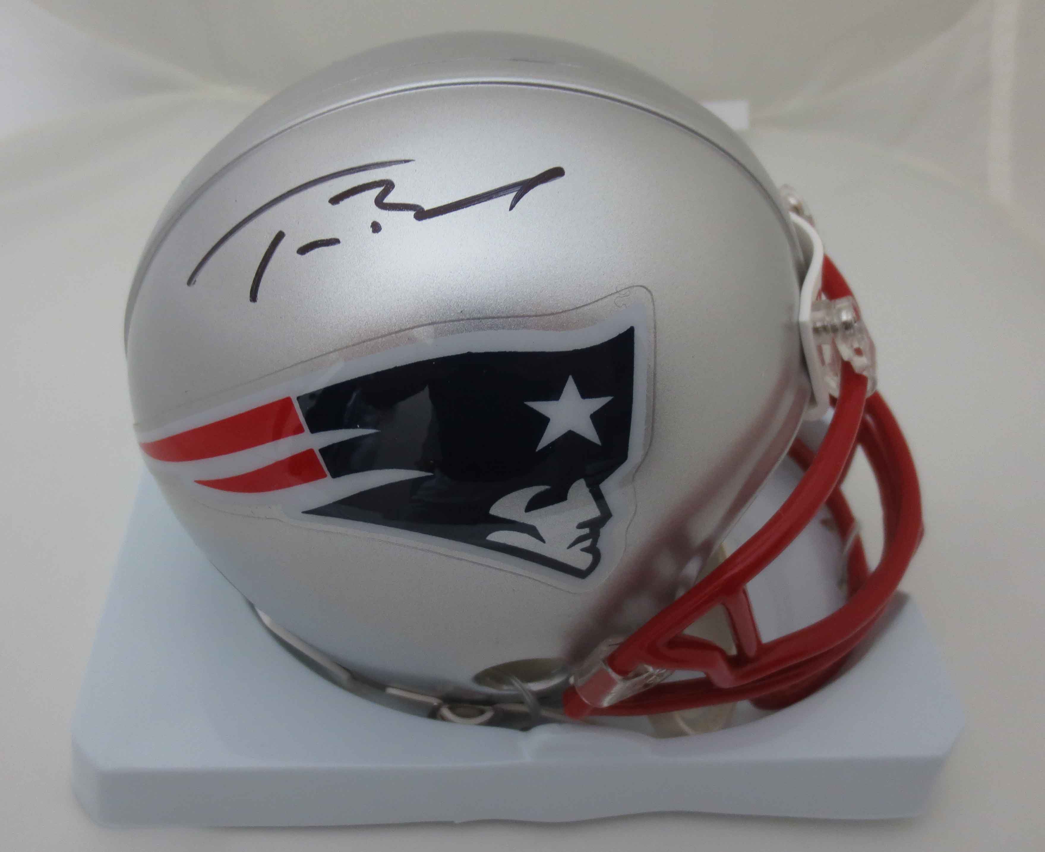 tom brady signed helmet