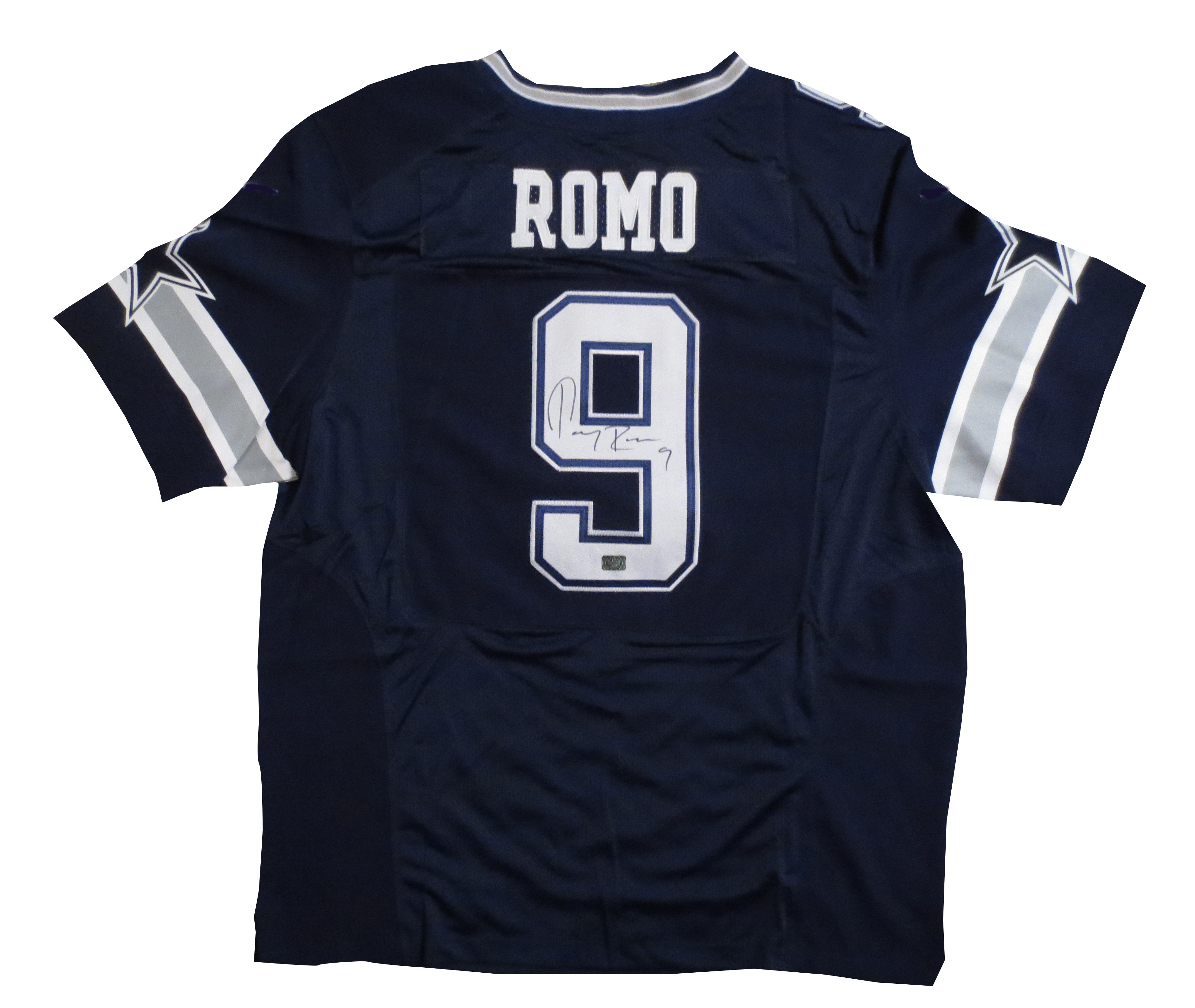 tony romo autographed jersey