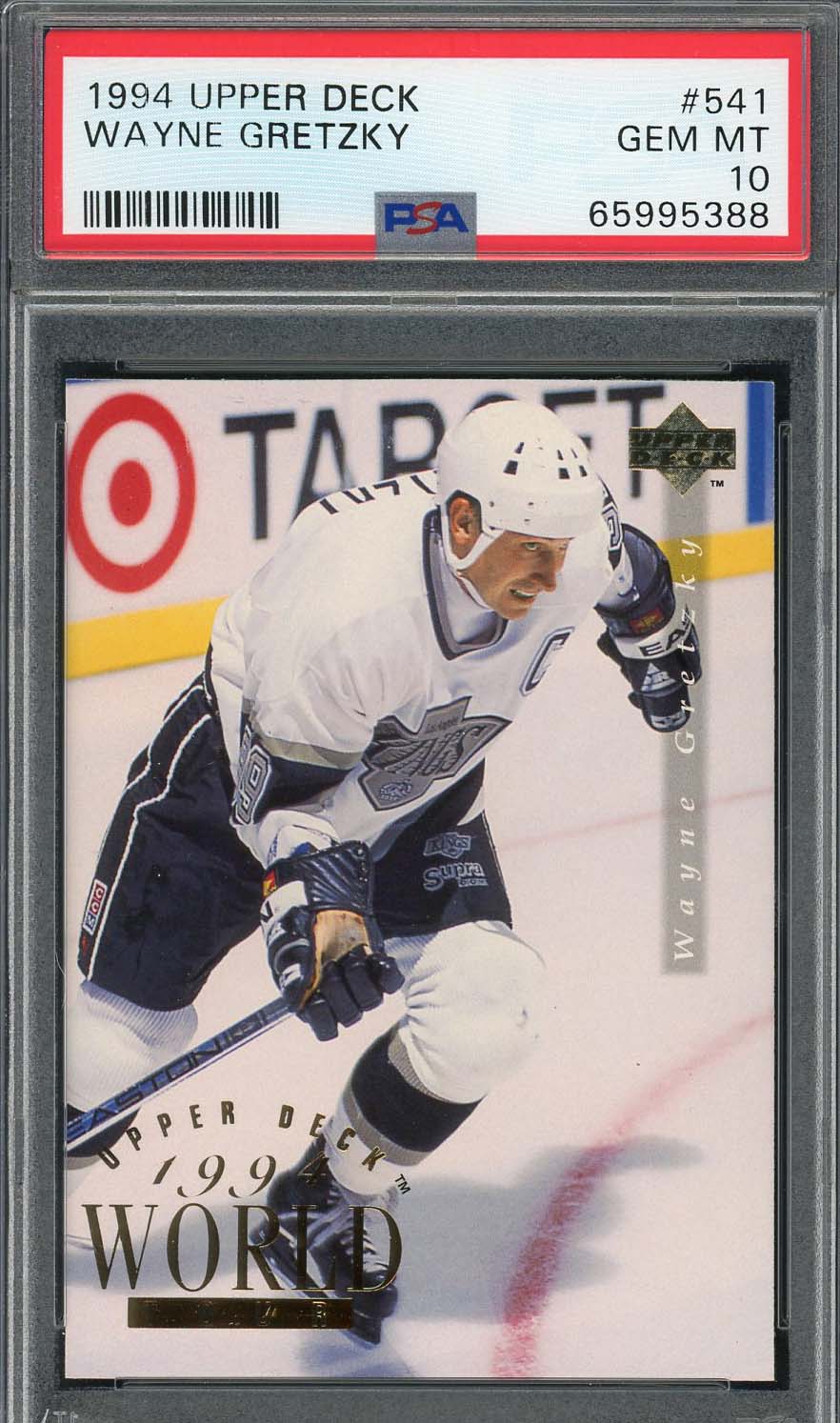 Wayne Gretzky 1994 Upper Deck Hockey Card #541 Graded PSA 10