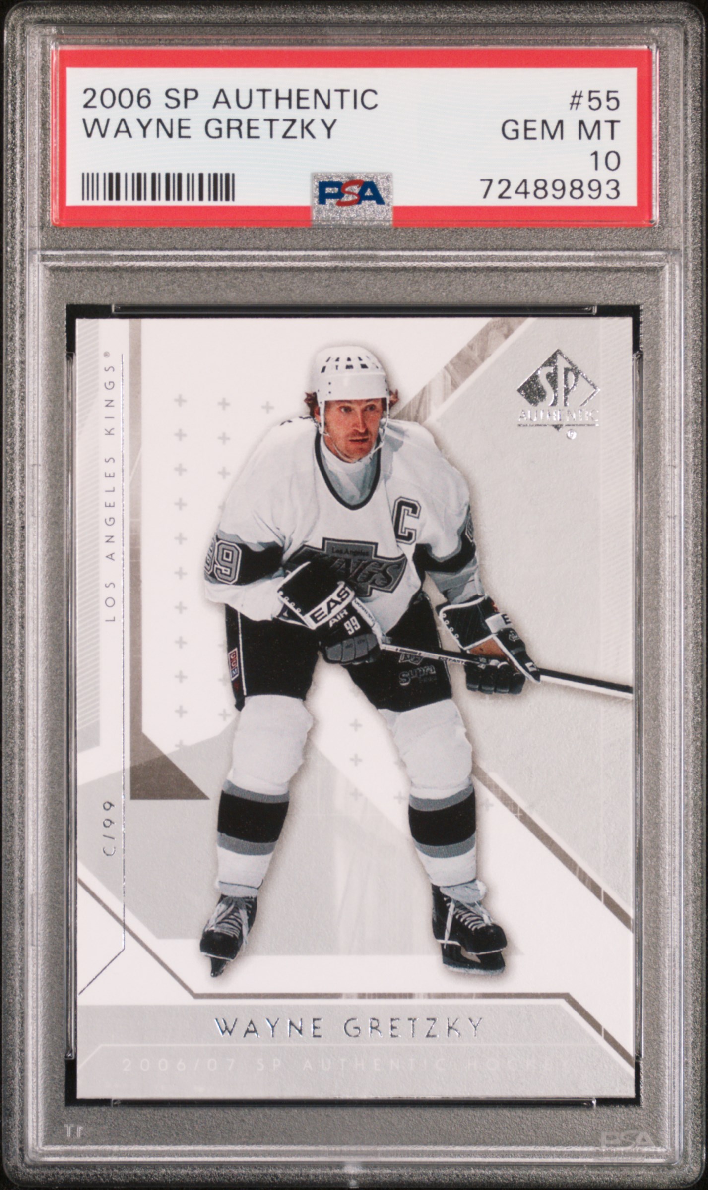 Wayne Gretzky 2006 Upper Deck SP Authentic Hockey Card #55 Graded PSA 10