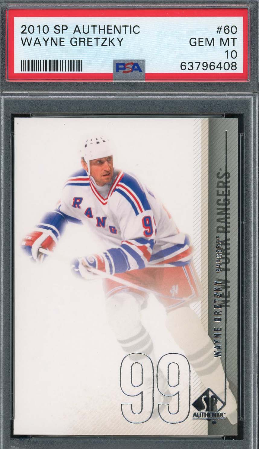 Wayne Gretzky 2010 Upper Deck SP Authentic Hockey Card #60 Graded PSA 10