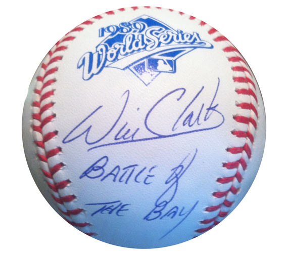 will clark autographed baseball