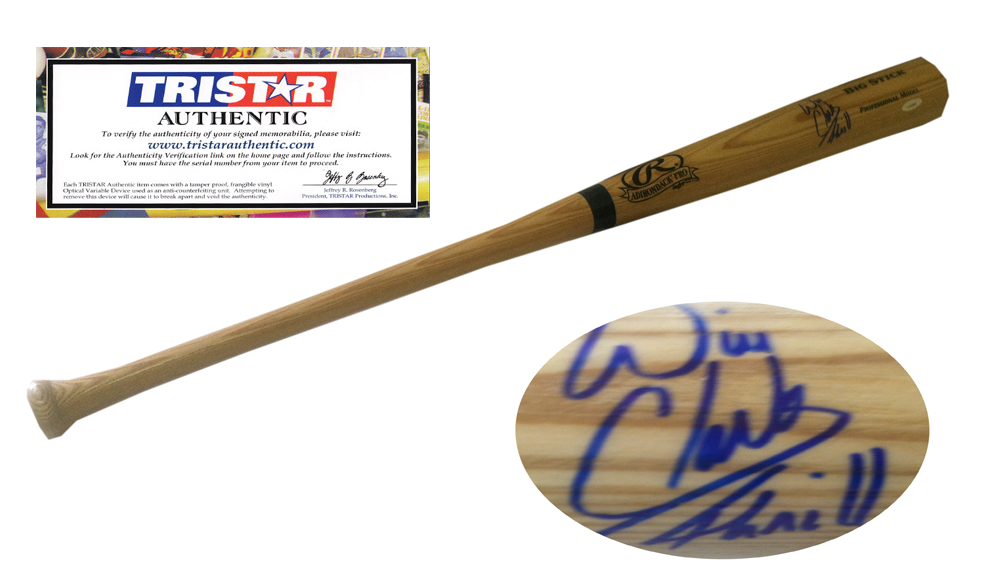 Will Clark Signed Giants Baseball Bat "The Thrill" TRISTAR COA