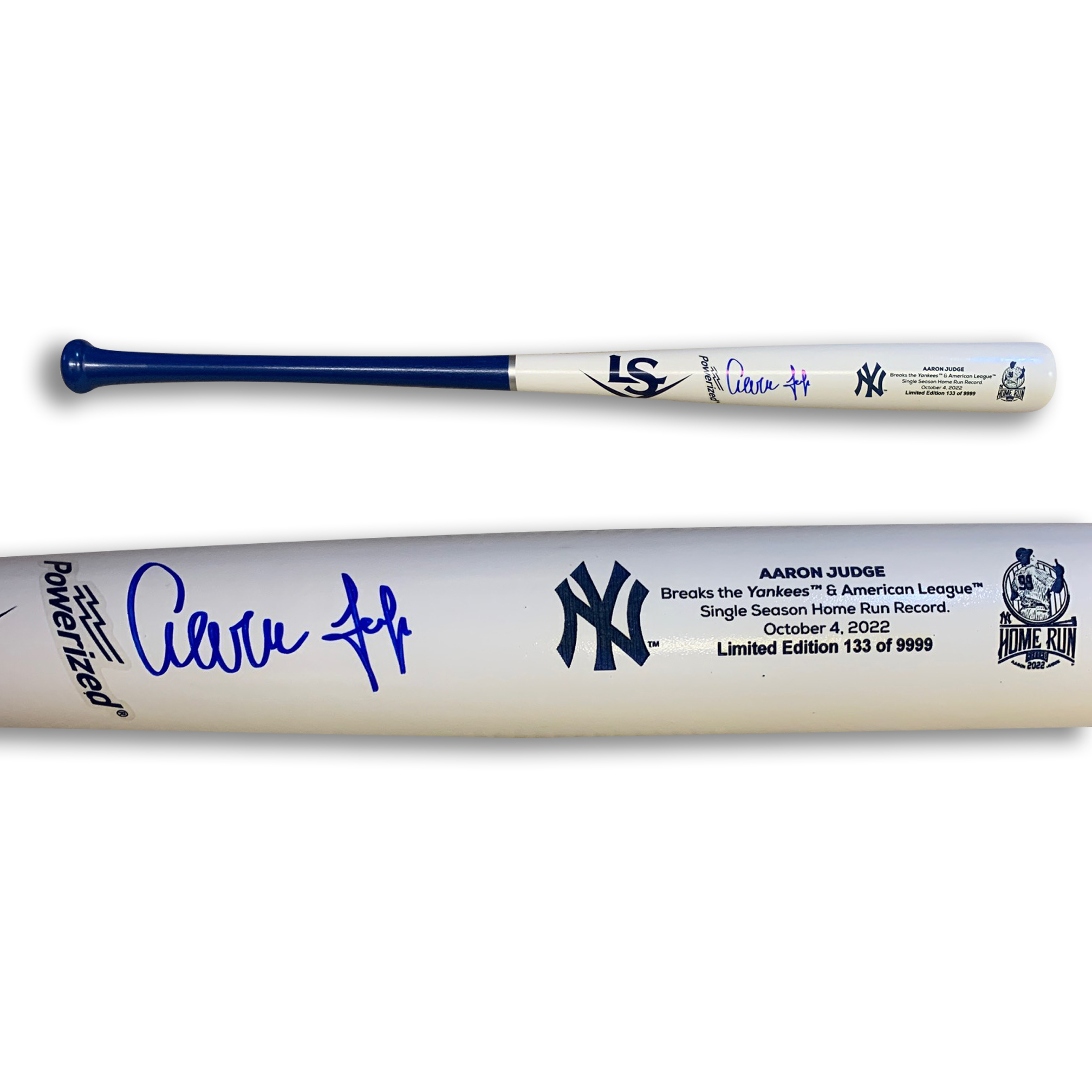 Aaron Judge Autographed 62 Home Run Signed MLB Baseball Bat Fanatics Authentic COA Aaron Judge Autographed 62 Home Run Signed MLB Baseball Bat Fanatics Authentic COA