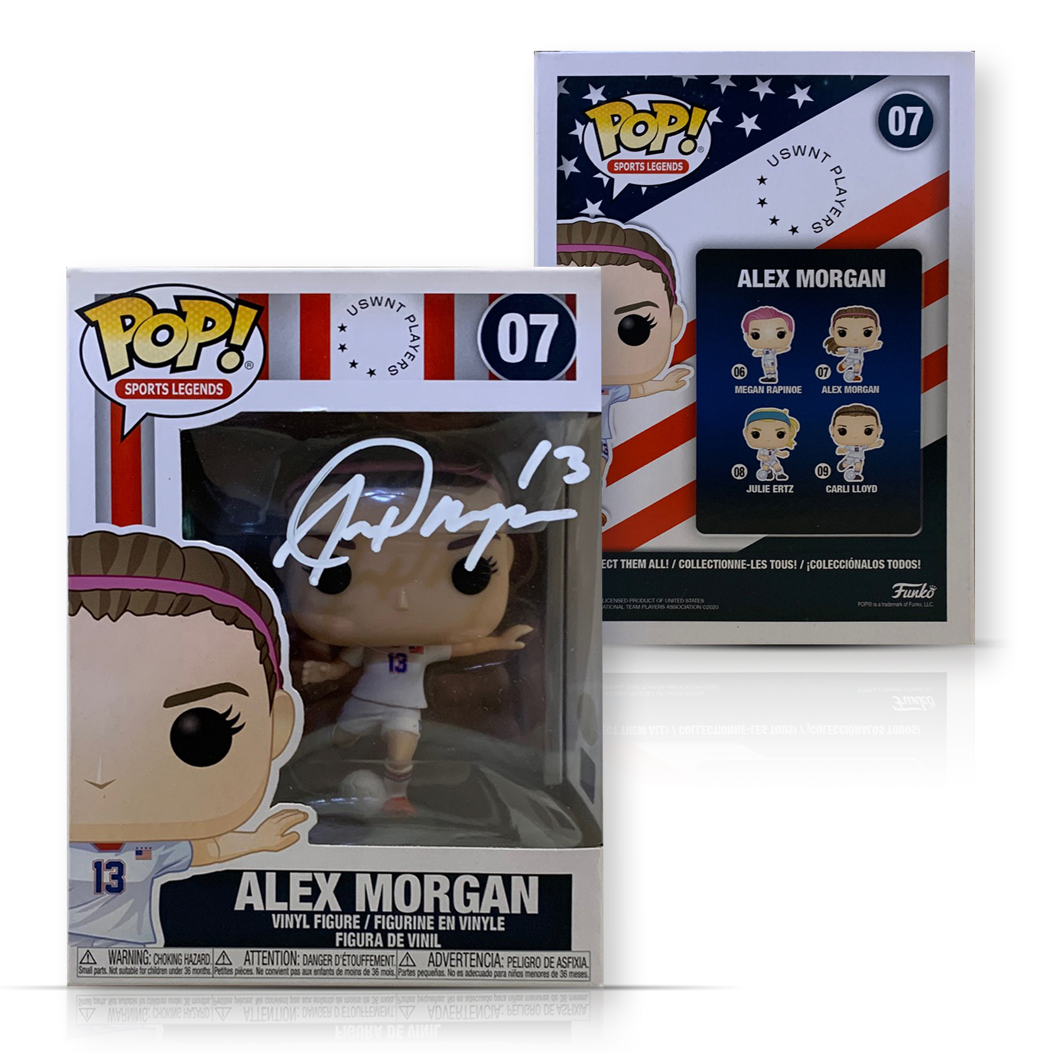 Alex Morgan Autographed USA Women's Soccer Oympic Signed Funko Pop JSA COA