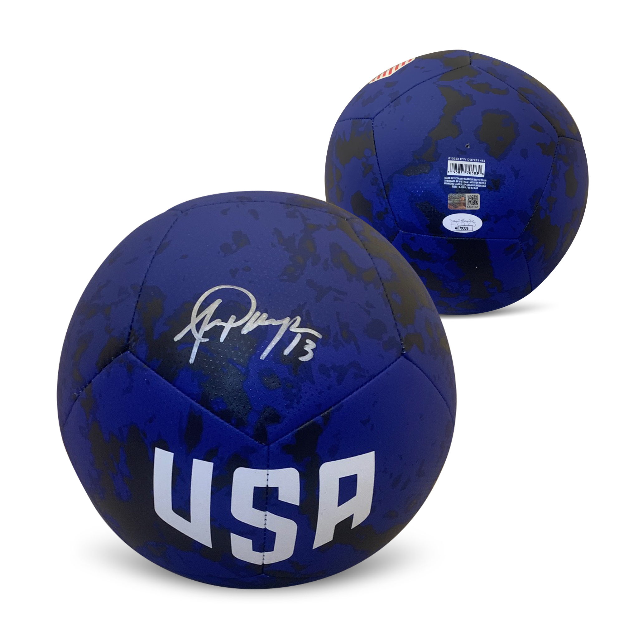 Alex Morgan Autographed USA Womens National Team USWNT Signed World Cup Soccer Ball JSA COA