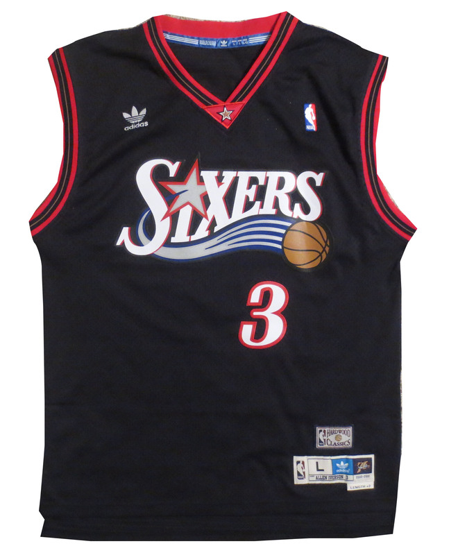 allen iverson sixers jersey