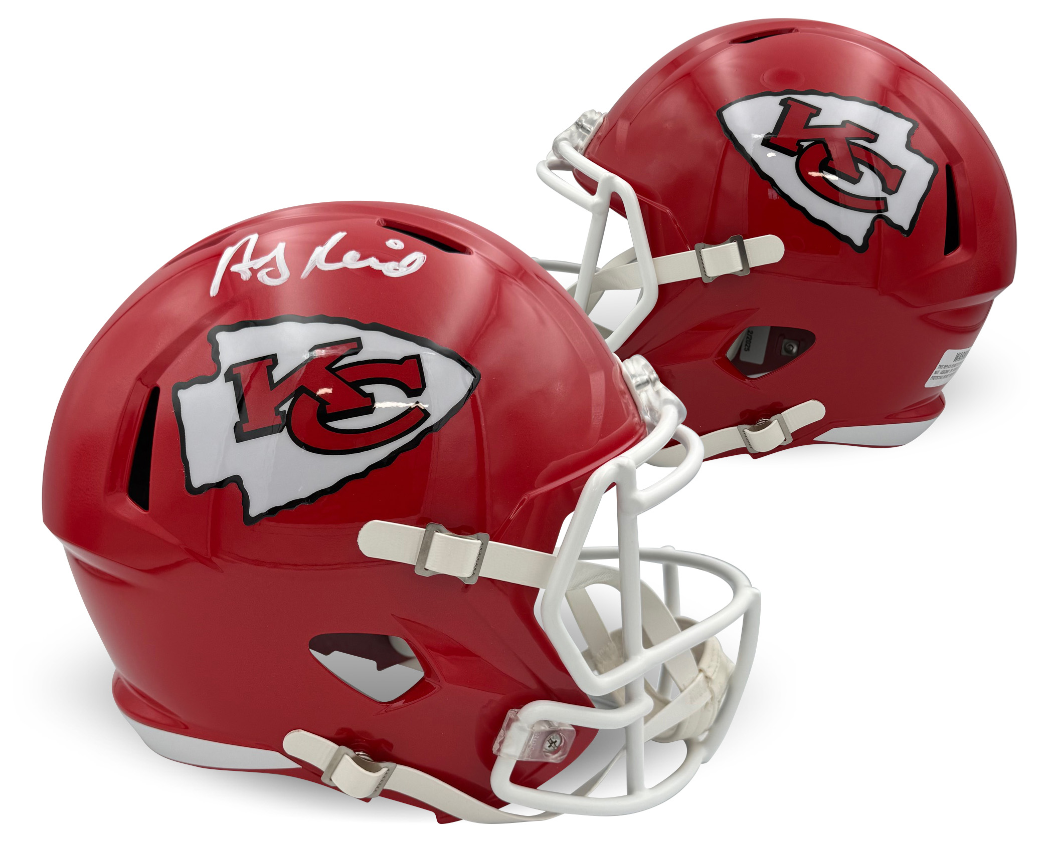 Andy Reid Autographed Kansas City Chiefs Signed Football Full Size Replica Helmet Beckett COA