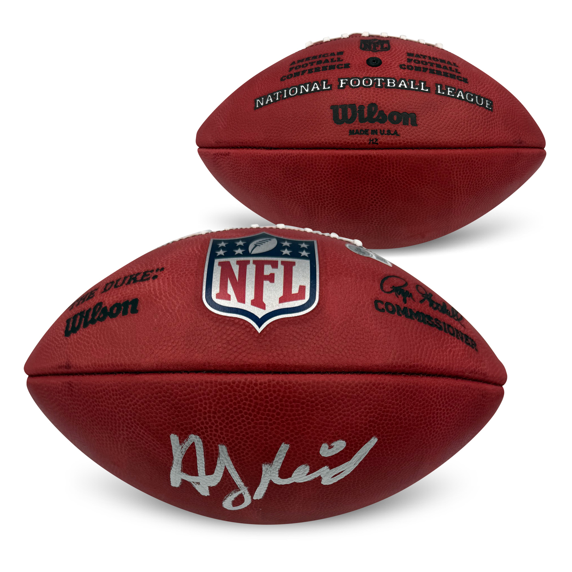 Andy Reid Kansas City Chiefs Autographed NFL Authentic Duke Game Signed Football Beckett COA