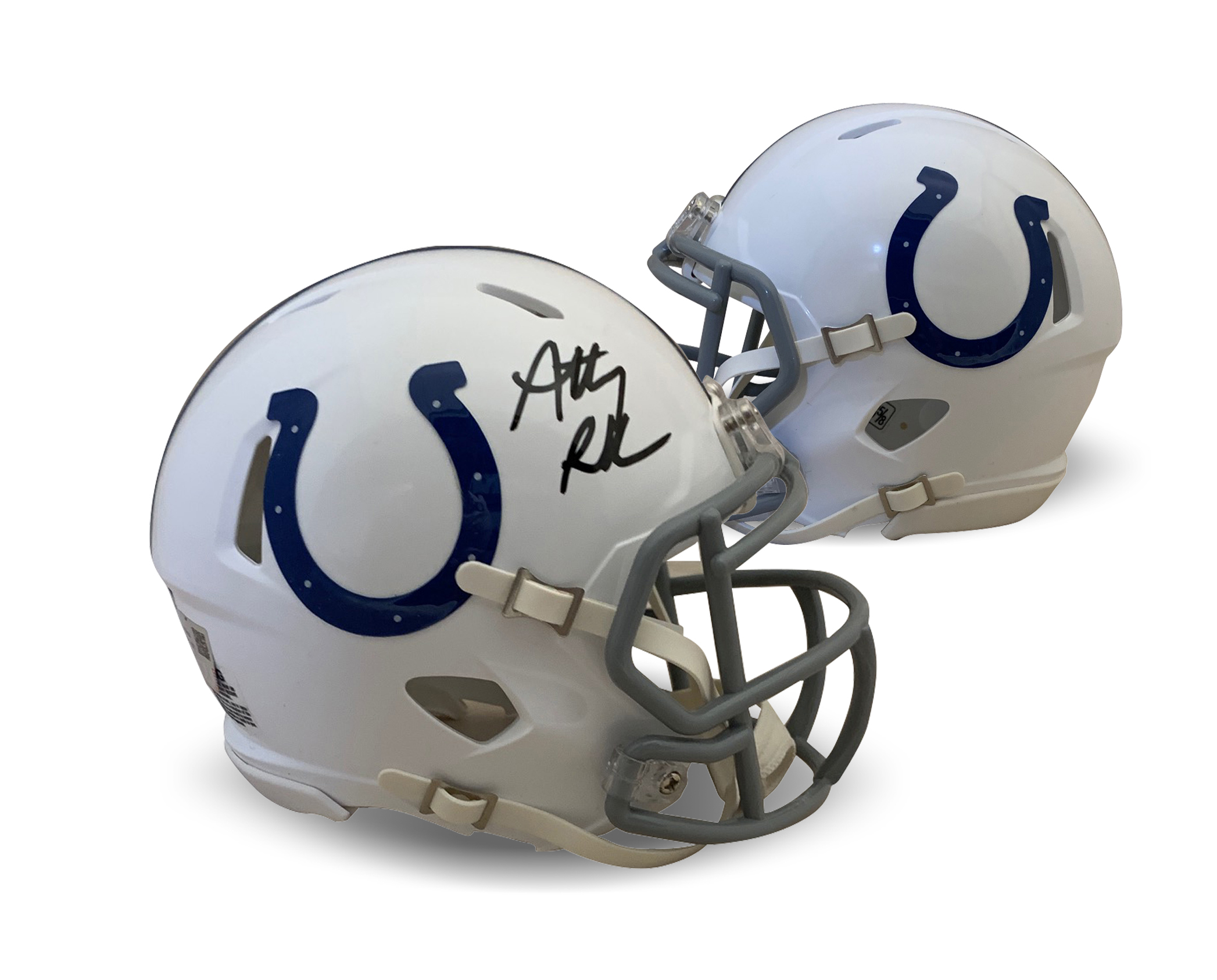 Anthony Richardson Autographed Indianapolis Colts Signed Football Mini Helmet Fanatics Authentic COA