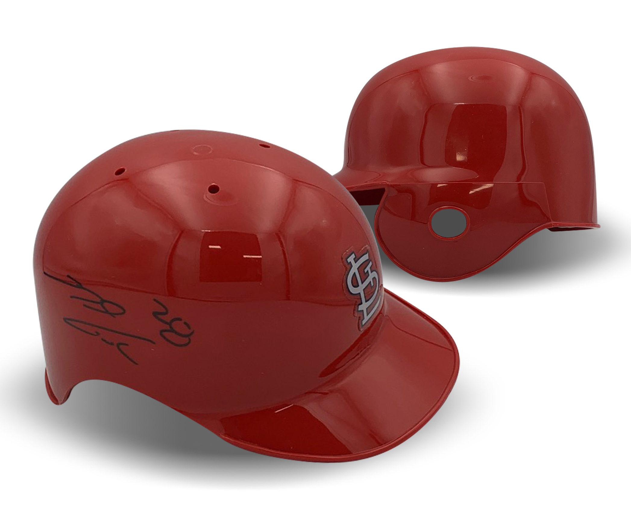 Nolan Arenado Autographed St Louis Cardinals Signed Baseball Batting Mini Helmet JSA COA