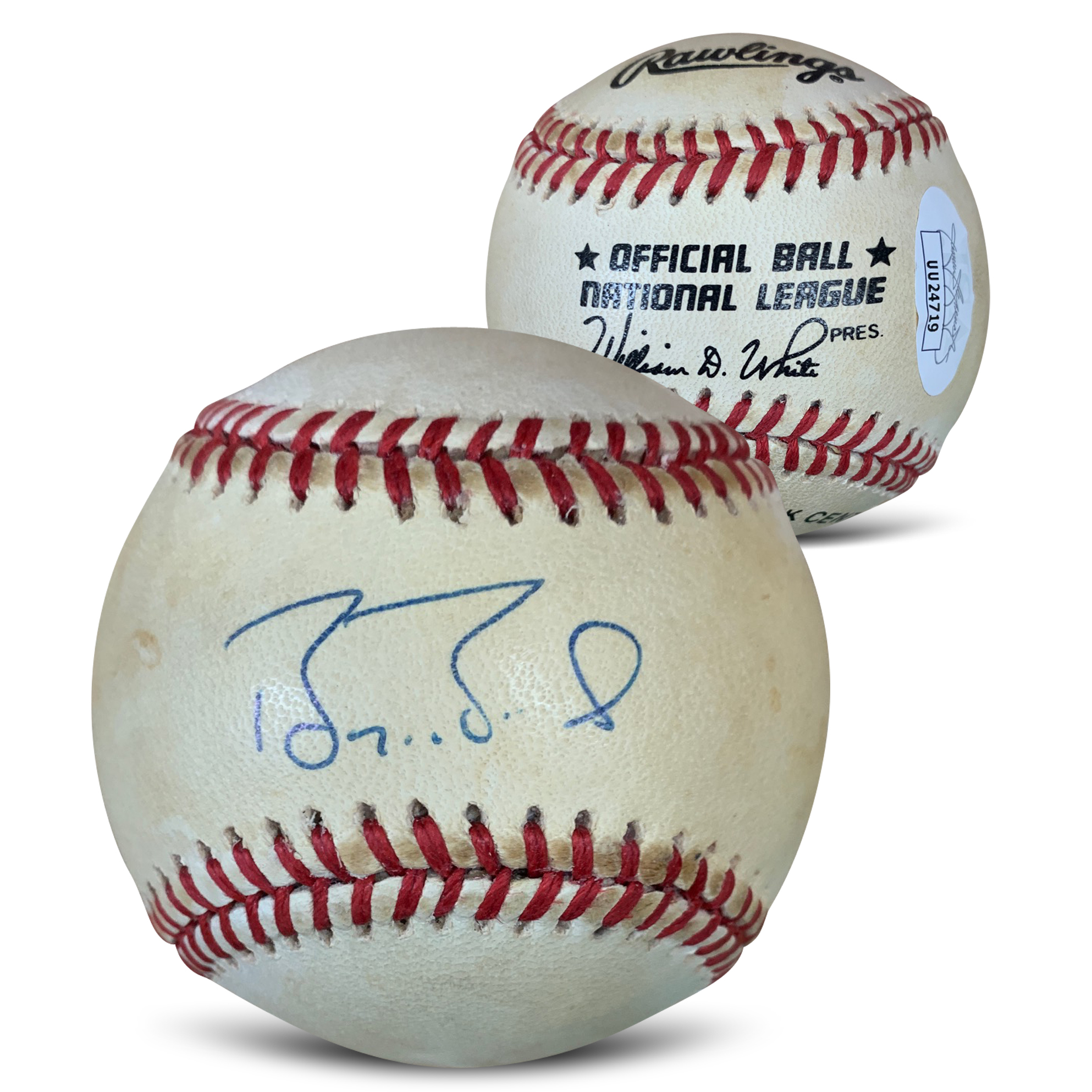 Barry Bonds San Francisco Autographed National League Signed MLB Baseball With Display Case Toning JSA COA UU24719 Barry Bonds San Francisco Autographed National League Signed MLB Baseball With Display Case Toning JSA COA UU24719