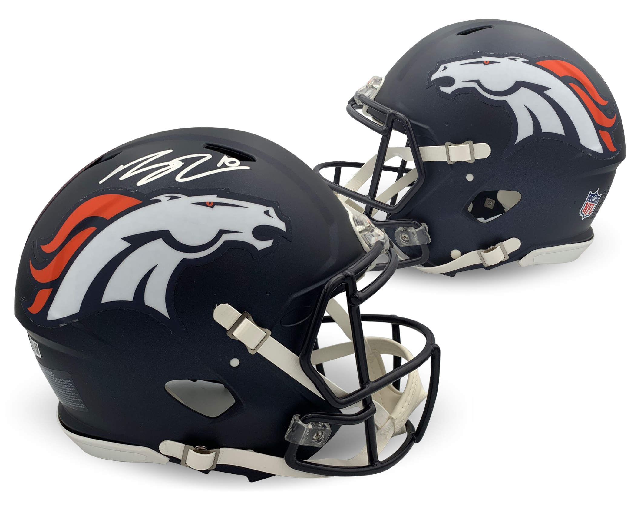 Bo Nix Autographed Denver Broncos Signed 2024 Full Sized Authentic Football Helmet Beckett COA Bo Nix Autographed Denver Broncos Signed 2024 Full Sized Authentic Football Helmet Beckett COA