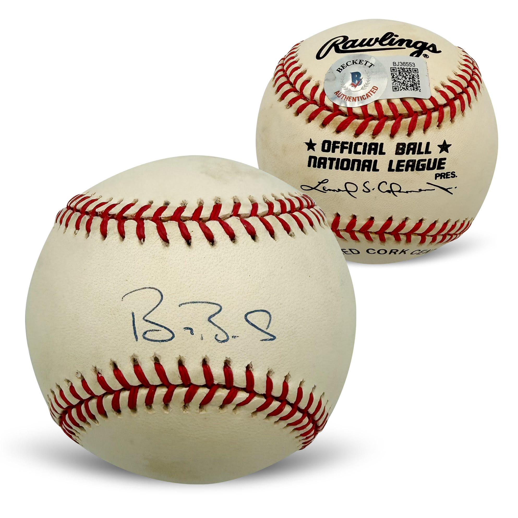 Barry Bonds Autographed San Francisco Giants National League MLB Signed Baseball Beckett Authenticated BJ36553 With UV Display Case Barry Bonds Autographed San Francisco Giants National League MLB Signed Baseball Beckett Authenticated BJ36553 With UV Display Case