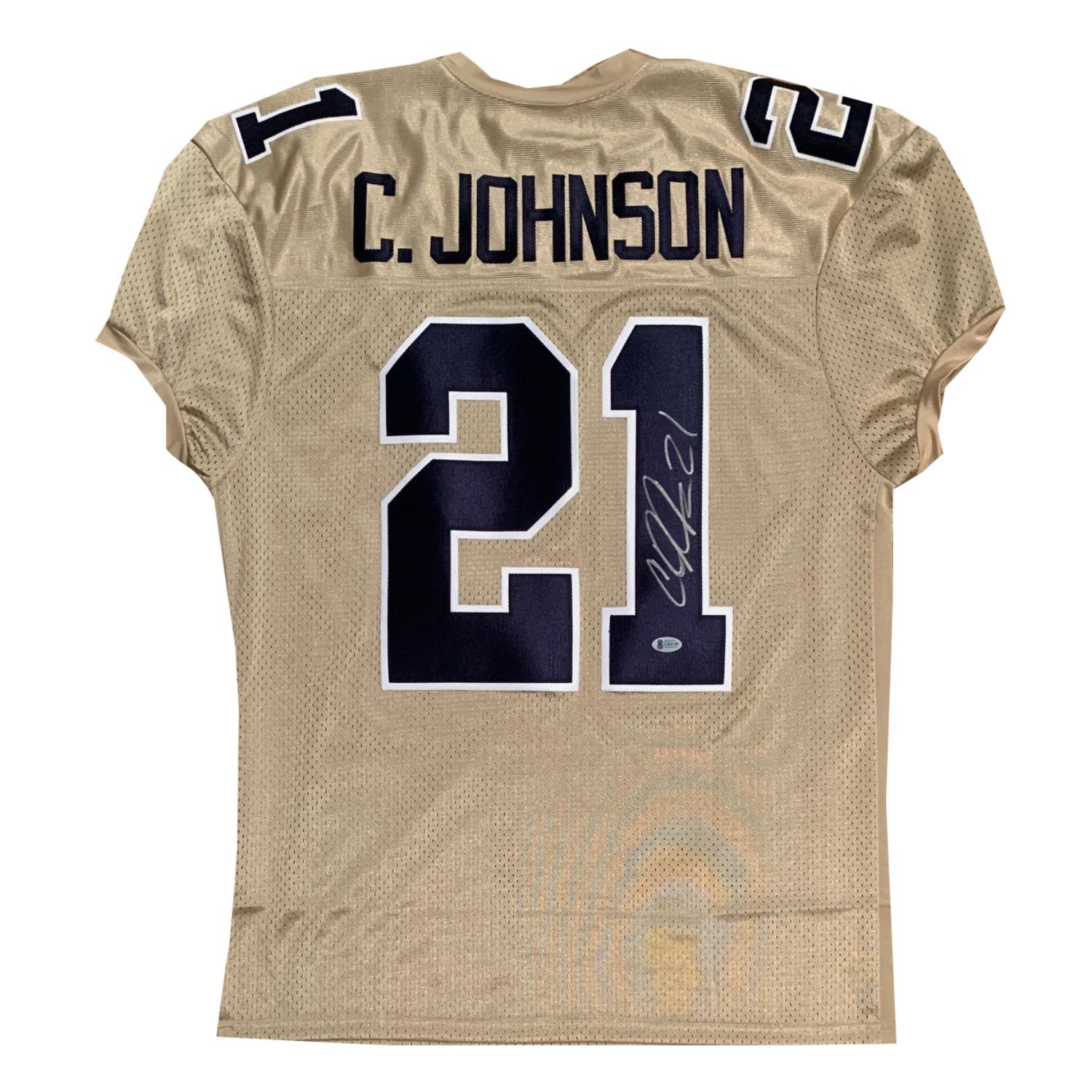 Calvin Johnson Signed Tech Jersey from Powers Autographs