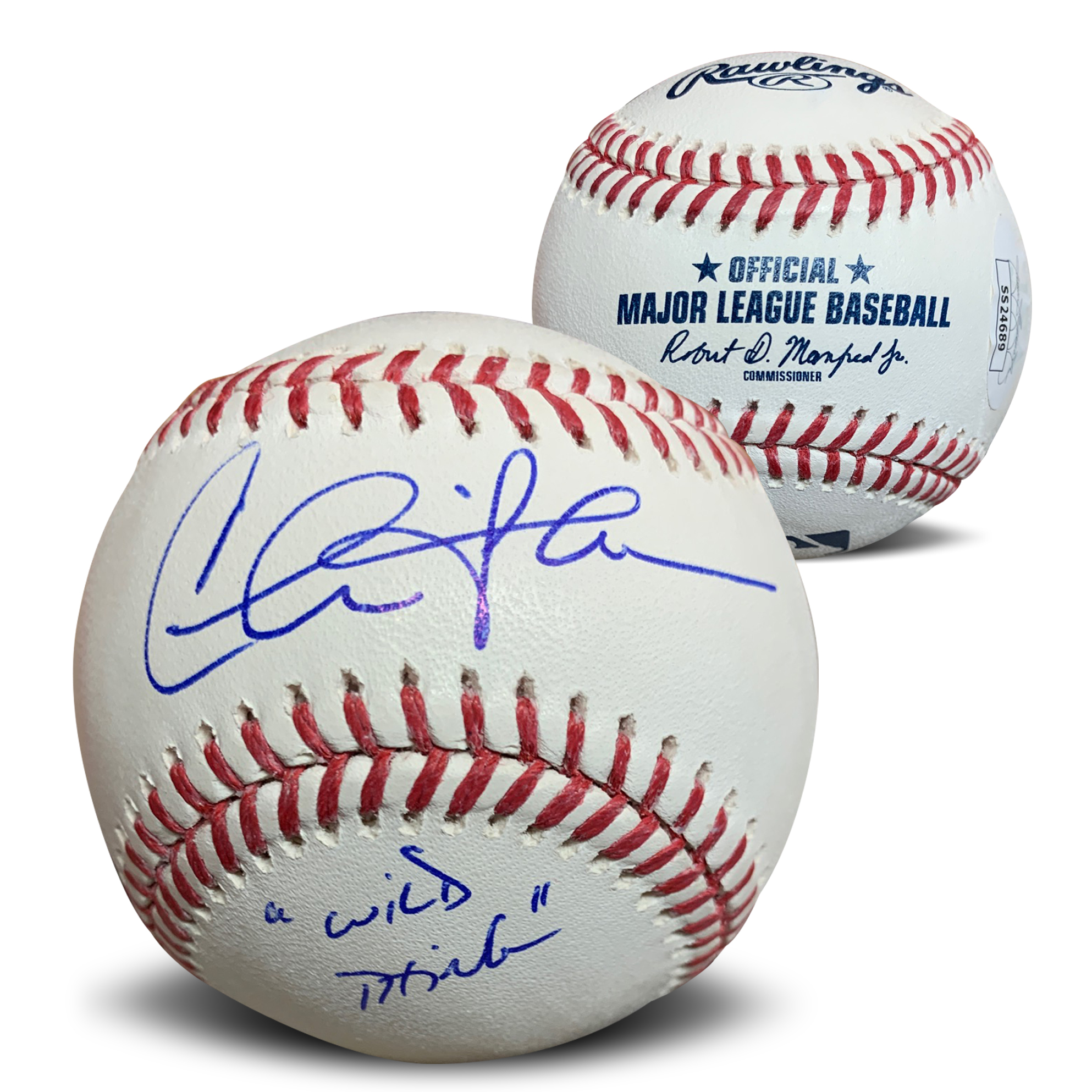 Charlie Sheen Autographed Major League Signed Baseball WILD THING JSA COA Charlie Sheen Autographed Major League Signed Baseball WILD THING JSA COA