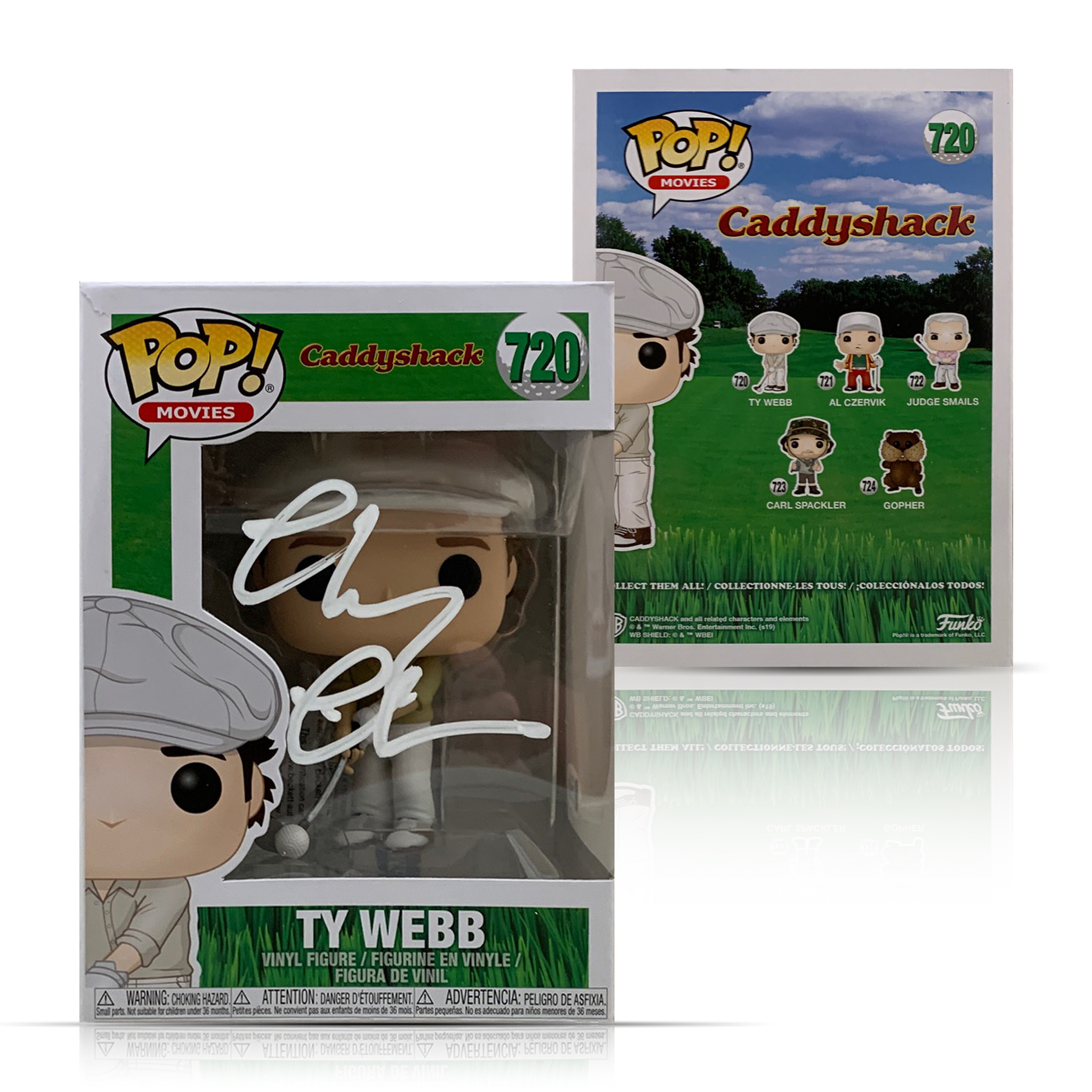Chevy Chase Autographed Caddyshack Signed Funko Pop 720 Beckett COA 1 Chevy Chase Autographed Caddyshack Signed Funko Pop 720 Beckett COA 1
