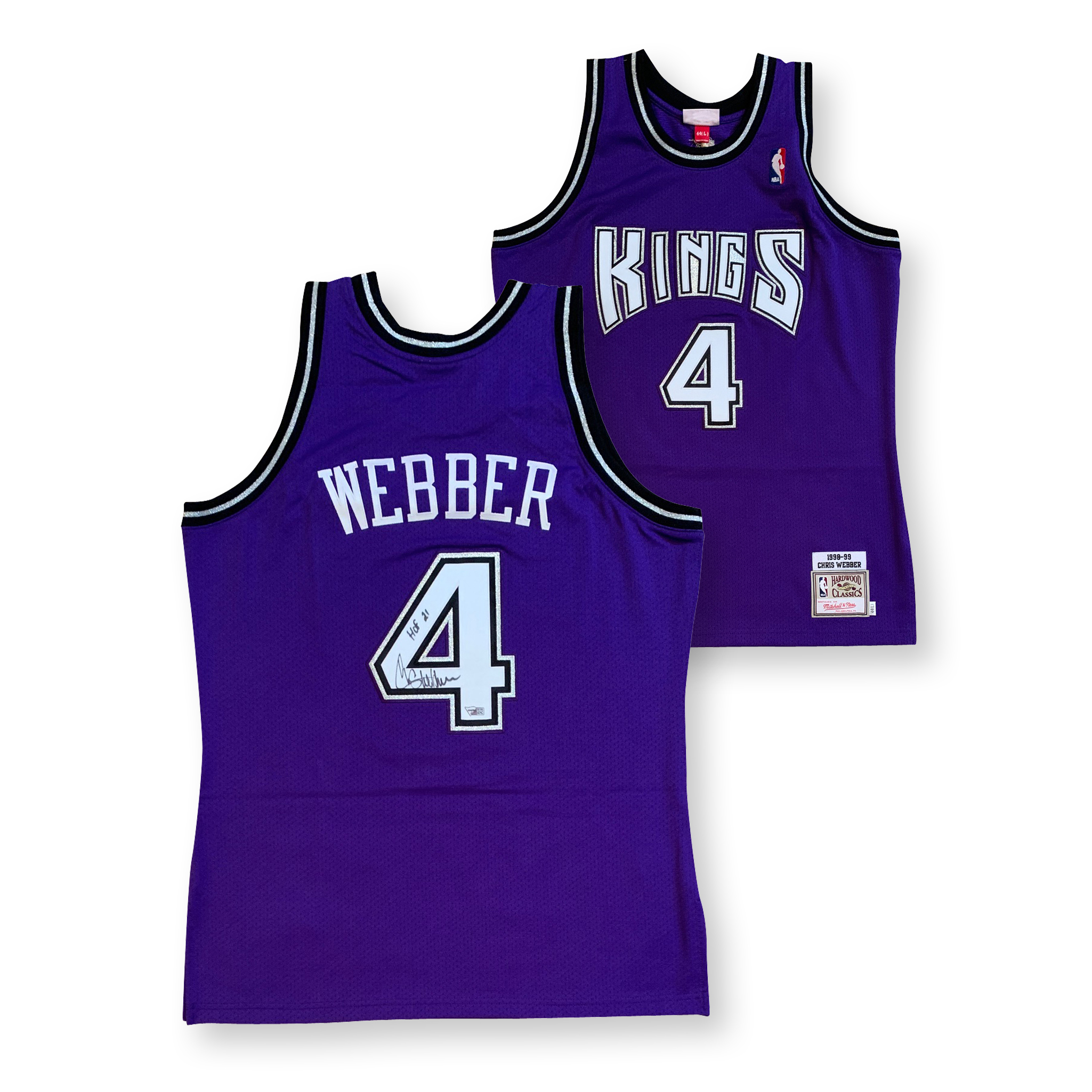 Chris Webber Autographed Sacramento Signed Mitchell & Ness Basketball Jersey HOF 21 Fanatics Authentic COA Chris Webber Autographed Sacramento Signed Mitchell & Ness Basketball Jersey HOF 21 Fanatics Authentic COA