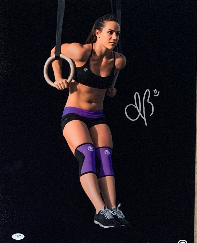 Camille Leblanc-Bazinet Autographed Muscle Up Signed 16x20 Photo PSA DNA COA
