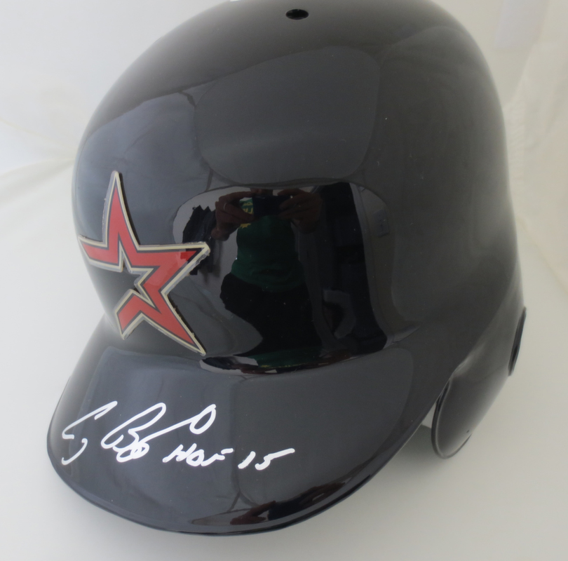 Craig Biggio Autographed Houston Astros Signed Baseball Batting Helmet HOF 2015 TRISTAR COA Craig Biggio Autographed Houston Astros Signed Baseball Batting Helmet HOF 2015 TRISTAR COA