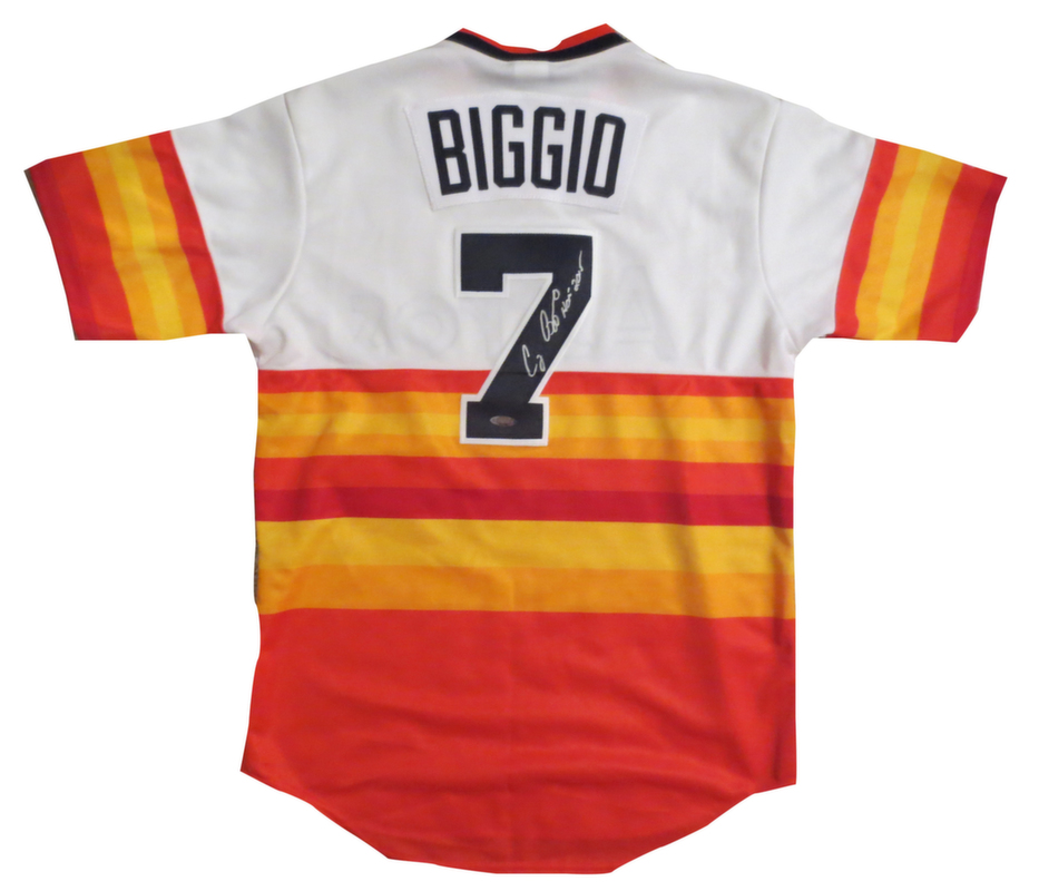 Craig Biggio Autographed Houston Astros Signed Baseball Jersey HOF 2015 TRISTAR COA Craig Biggio Autographed Houston Astros Signed Baseball Jersey HOF 2015 TRISTAR COA