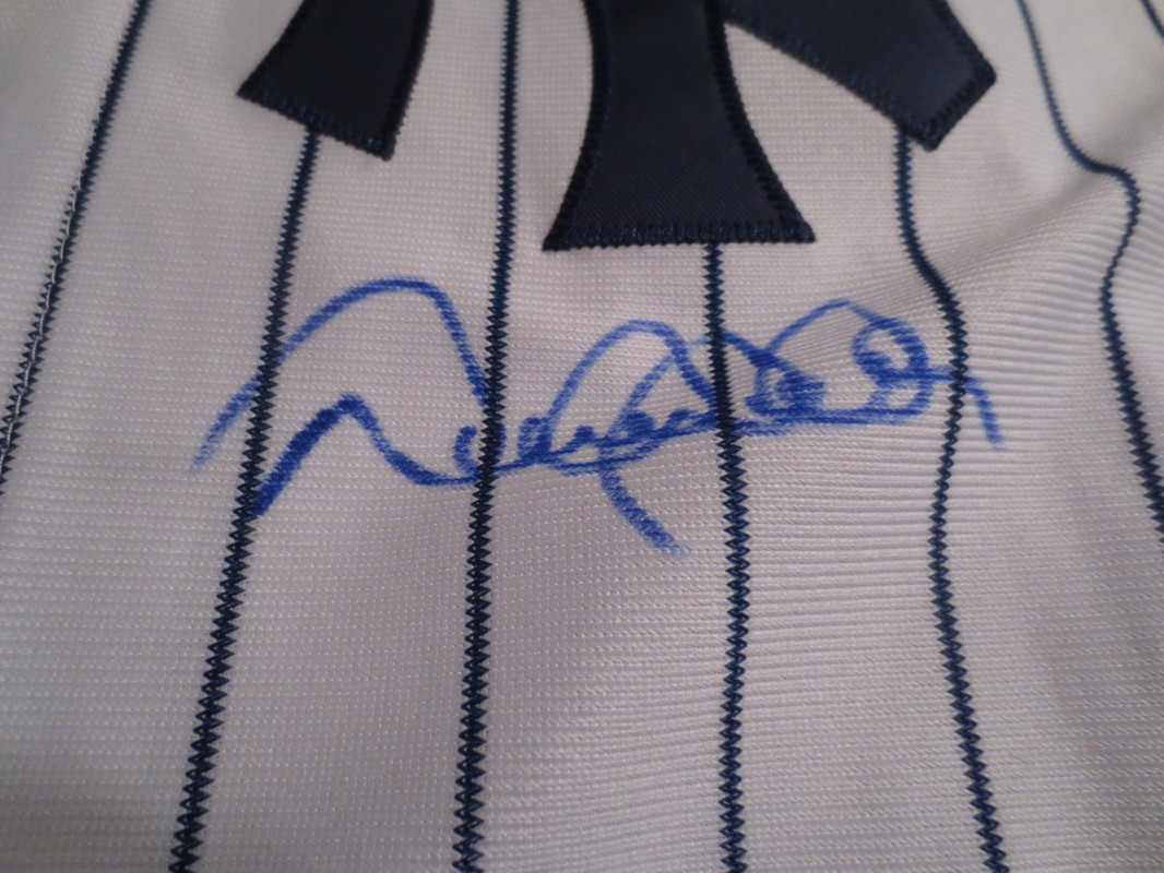 jeter autographed jersey