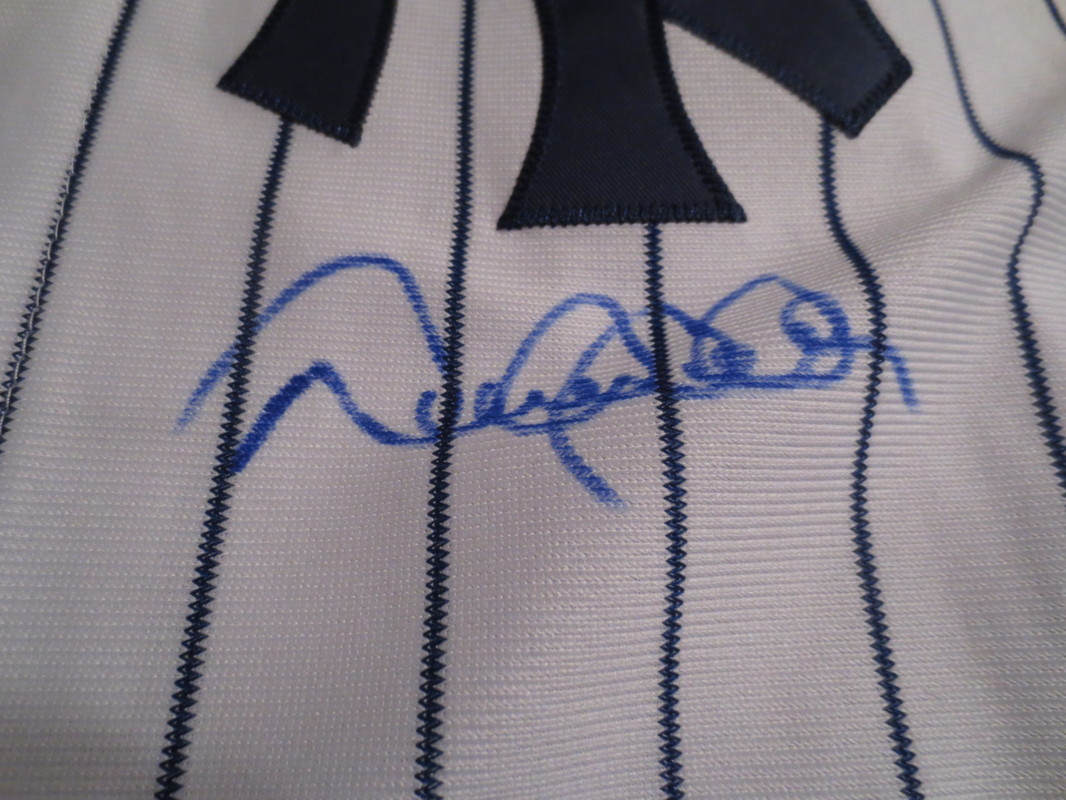 derek jeter autographed jersey