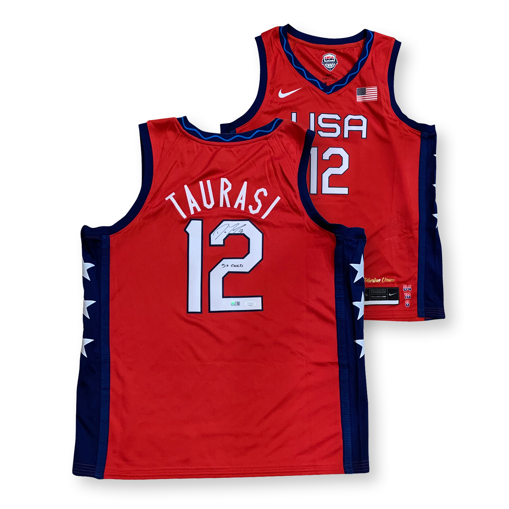 Diana Taurasi Autographed USA Olympic Nike Red Basketball Signed Jersey JSA COA Diana Taurasi Autographed USA Olympic Nike Red Basketball Signed Jersey JSA COA