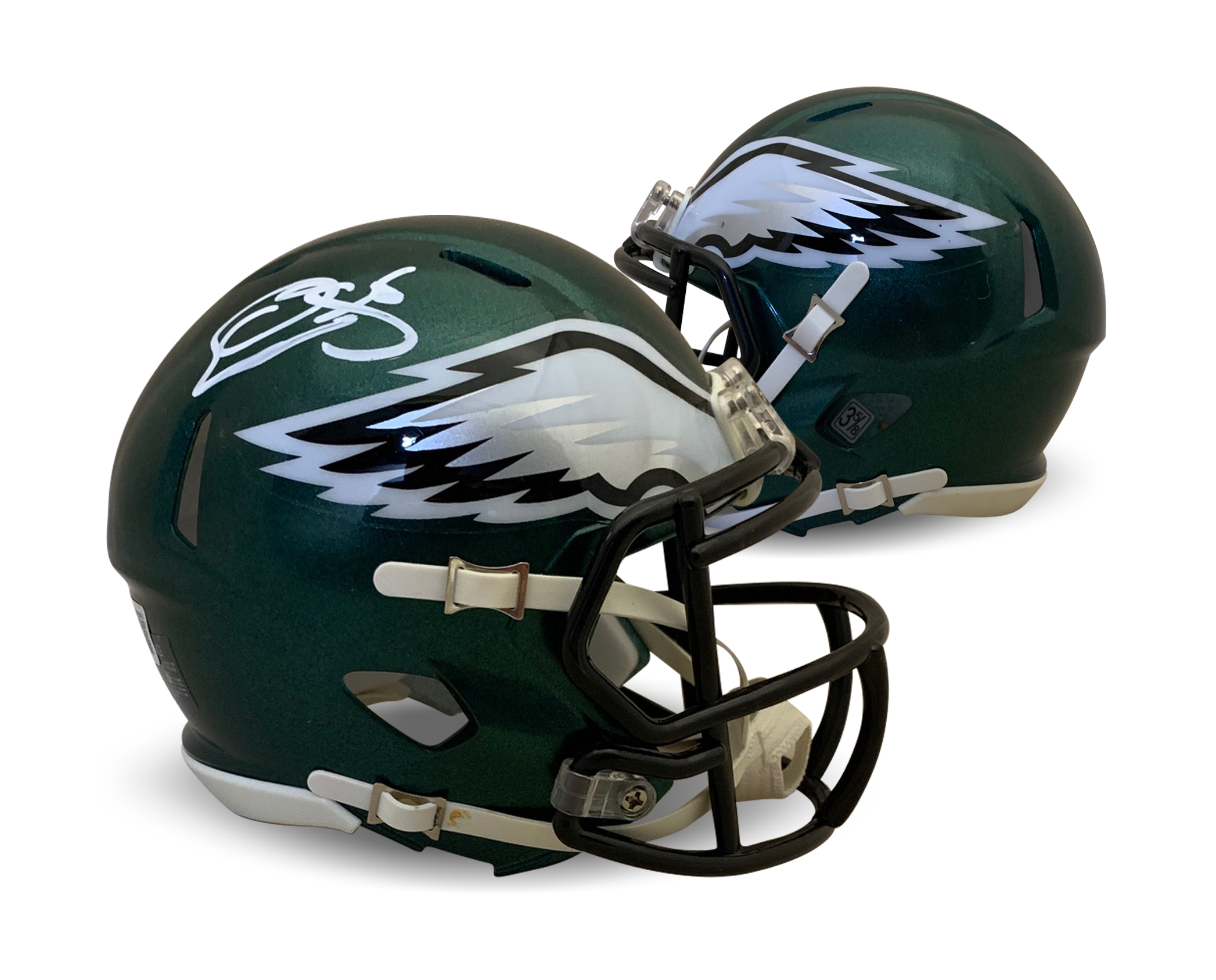 Donovan McNabb Autographed Philadelphia Eagles Signed Football Mini Helmet Beckett COA