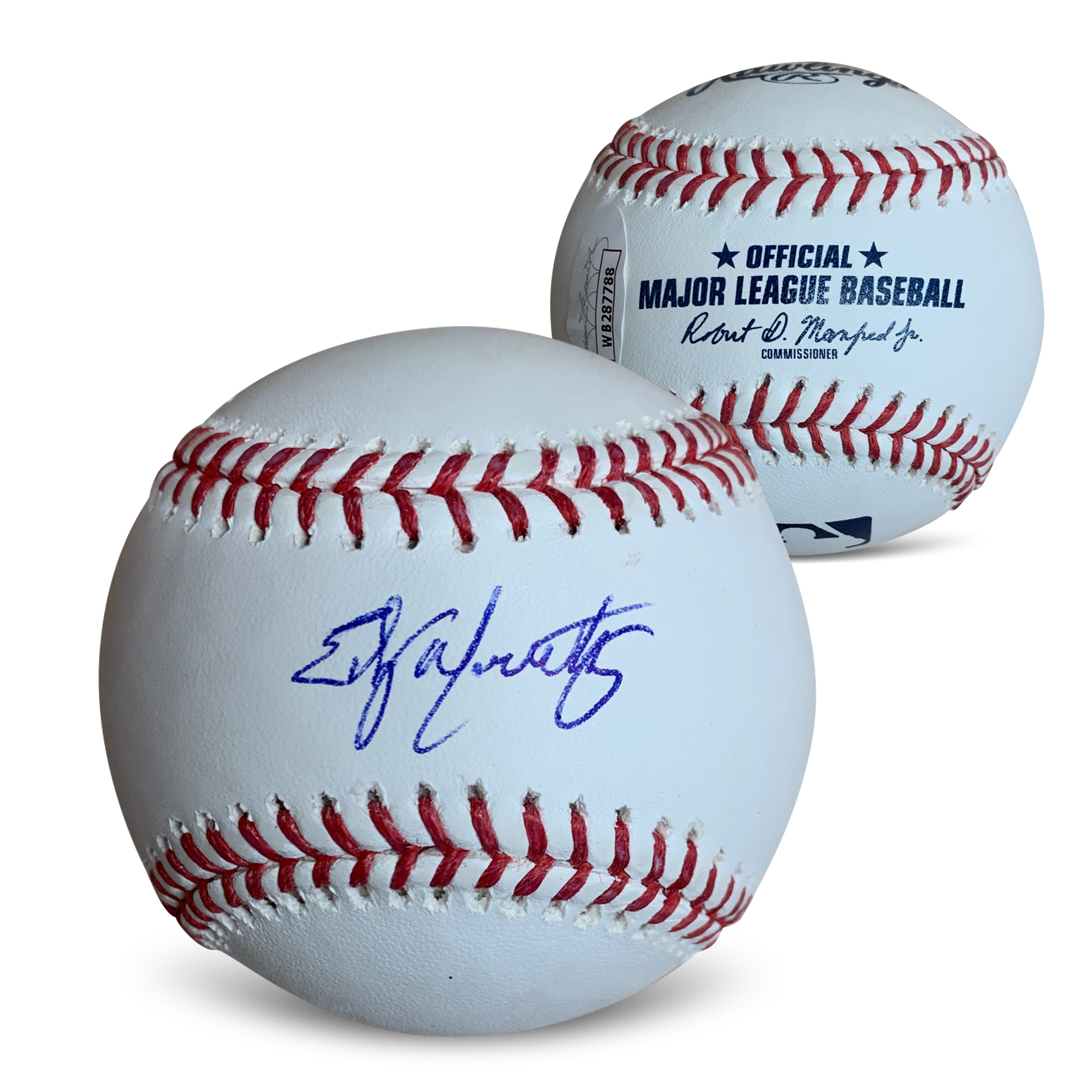 Edgar Martinez Autographed MLB Signed Baseball JSA COA With UV Display Case