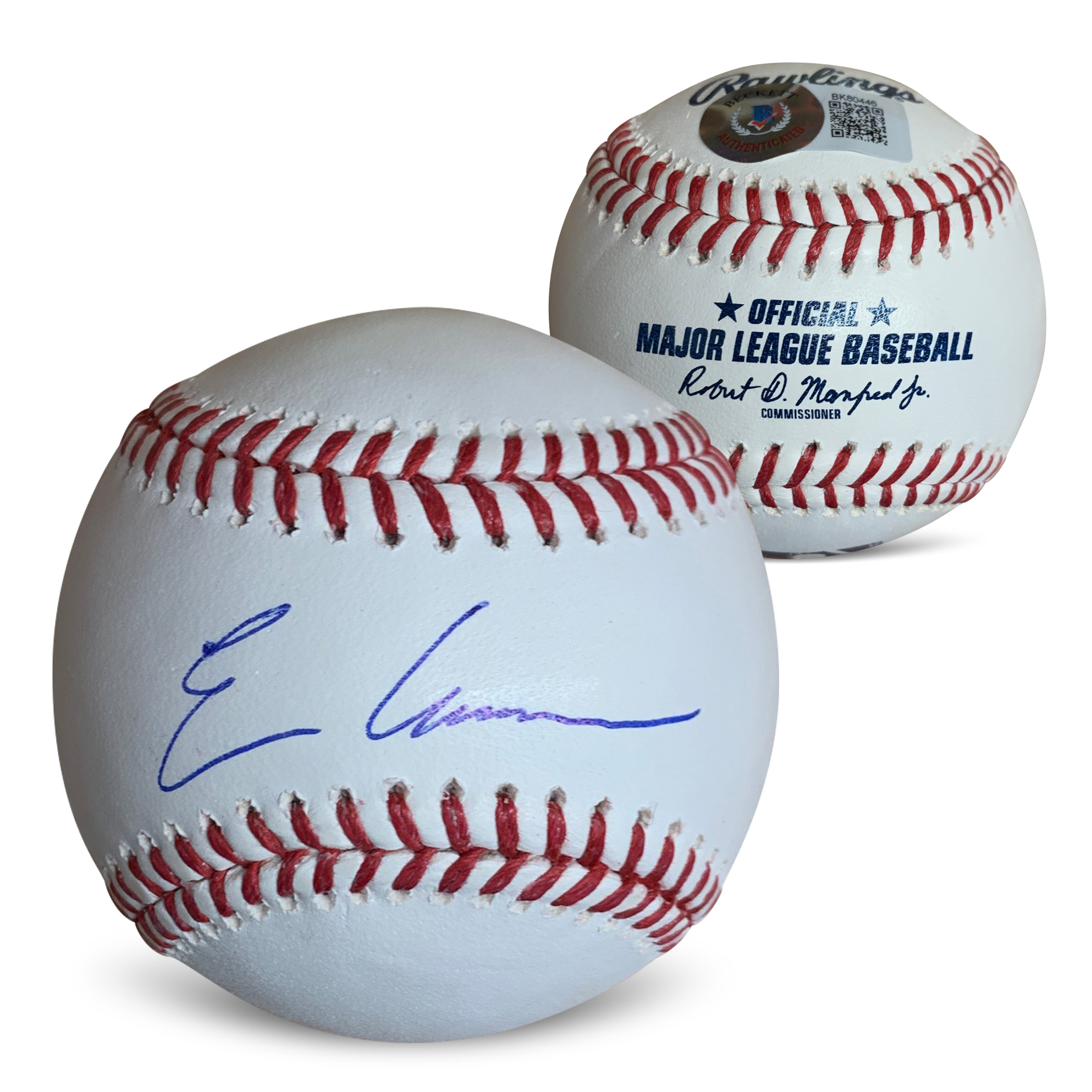 Elly De La Cruz Autographed MLB Signed Baseball Beckett COA With UV Display Case