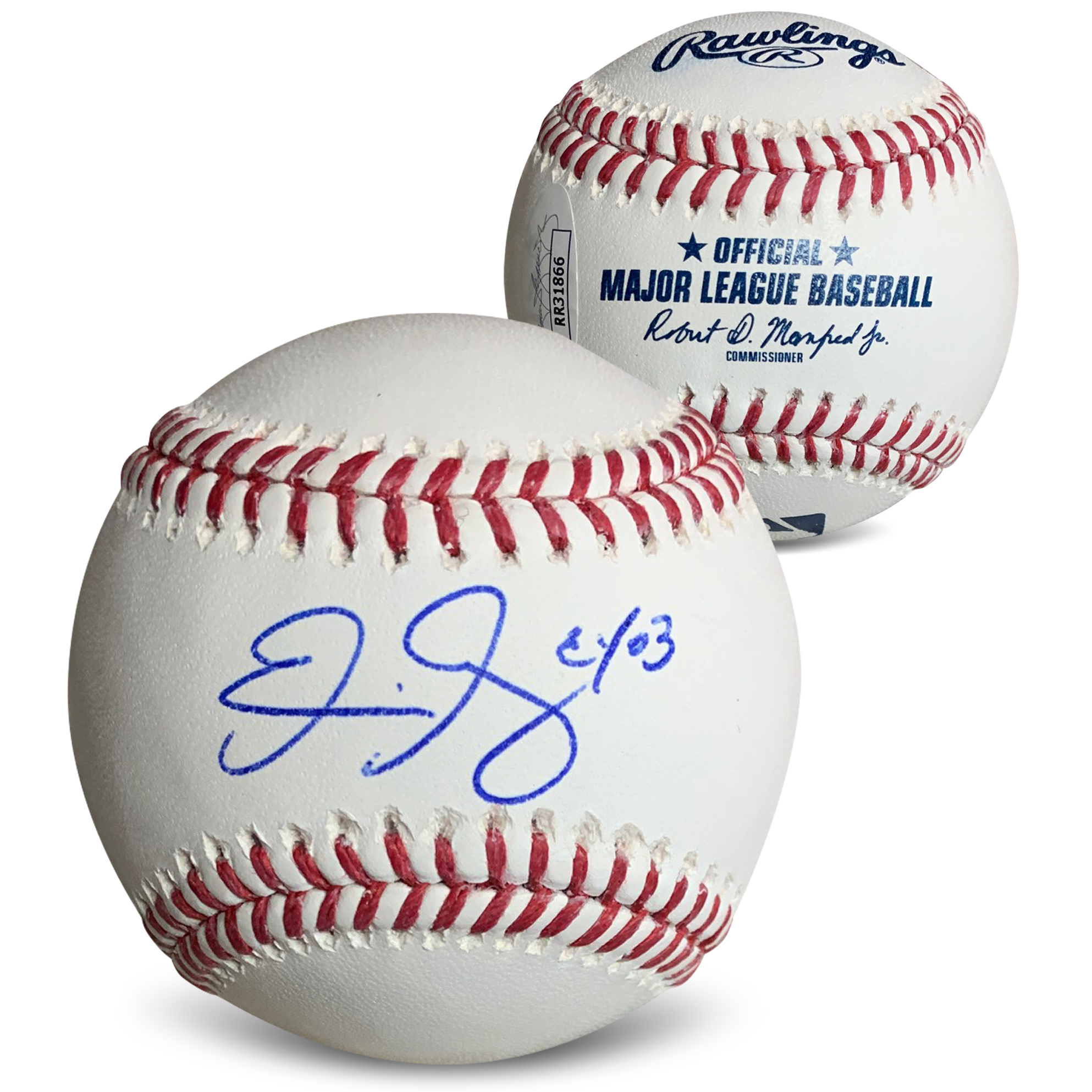 Eric Gagne Autographed 2003 CY YOUNG Signed Baseball JSA COA With Display Case 1