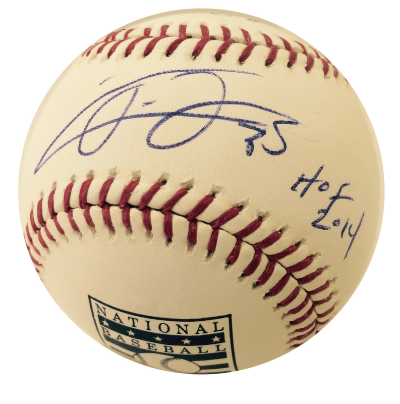 Frank Thomas Autographed HOF 2014 Signed Logo Baseball JSA COA Frank Thomas Autographed HOF 2014 Signed Logo Baseball JSA COA