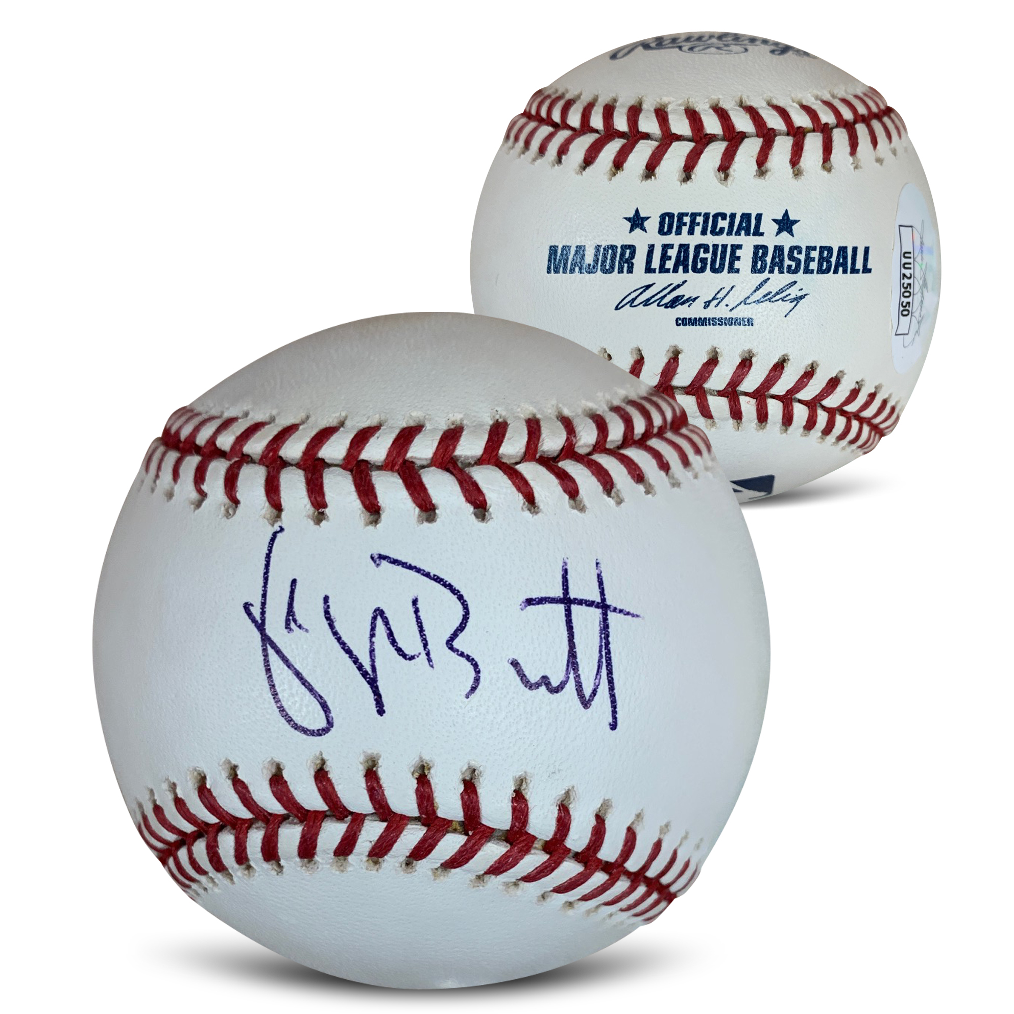 George Brett Autographed MLB Signed Baseball JSA COA With Display Case