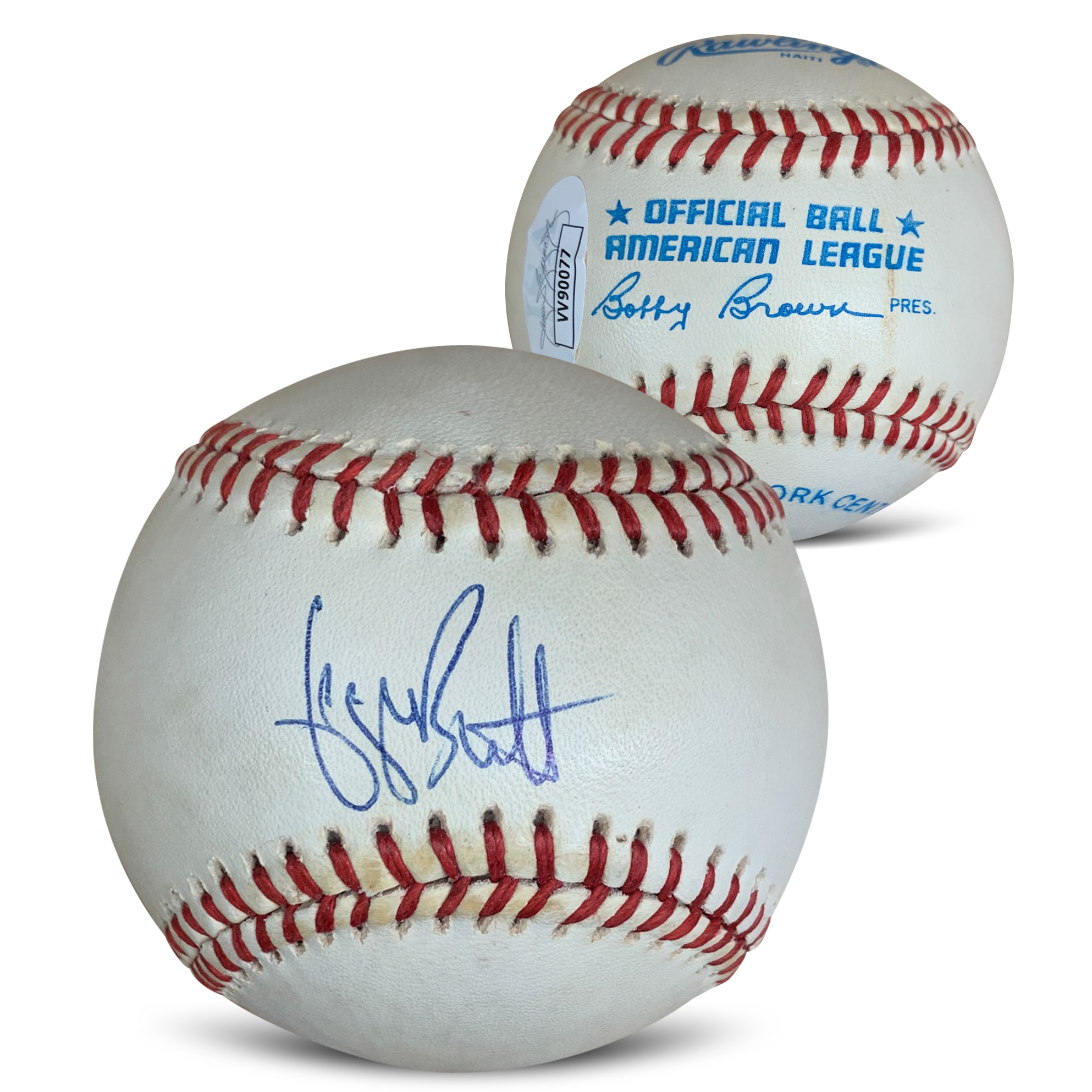 George Brett Autographed American League Signed MLB Baseball JSA COA With Display Case George Brett Autographed American League Signed MLB Baseball JSA COA With Display Case