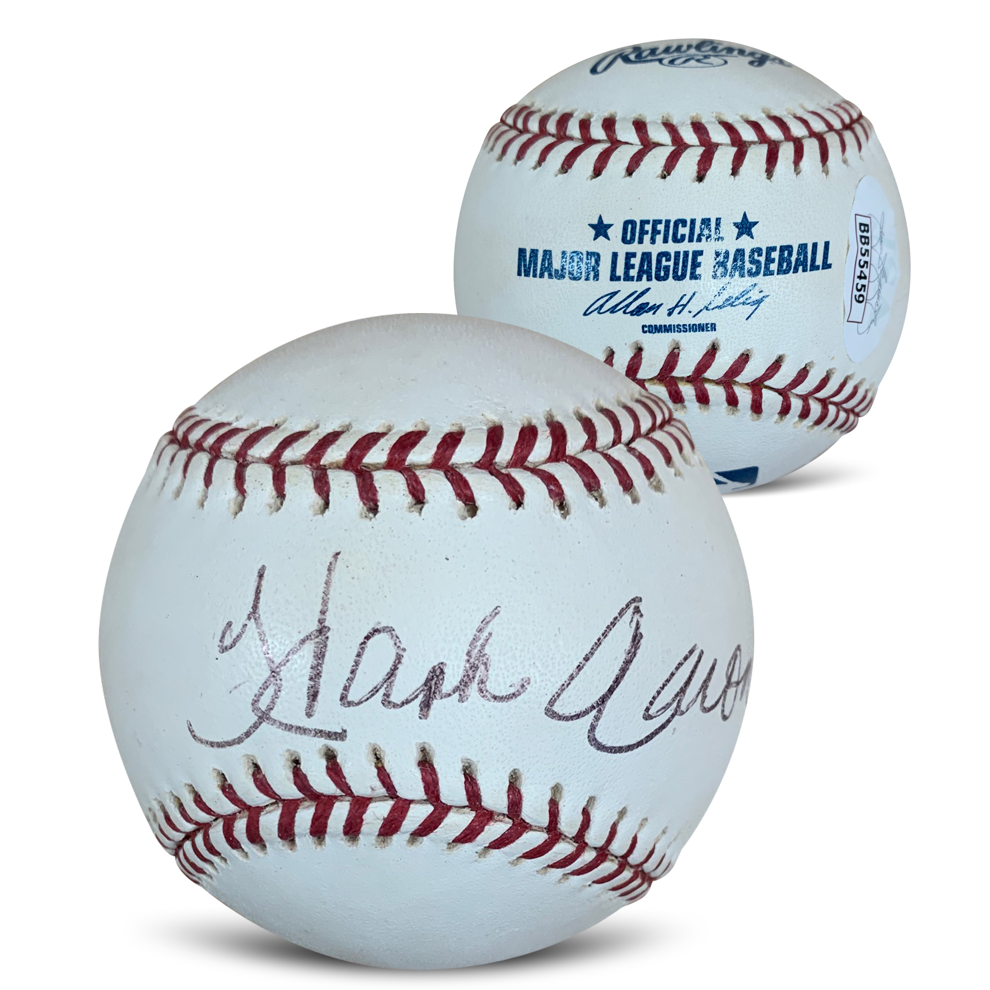 Hank Aaron Autographed MLB Signed Baseball JSA COA With Display Case