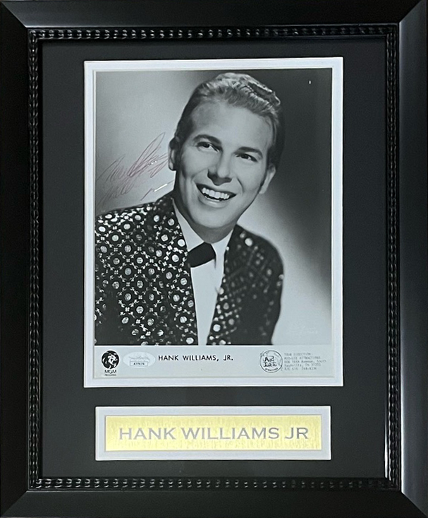 Hank Williams Jr Autographed Country Music Signed 8x10 Framed Photo JSA COA