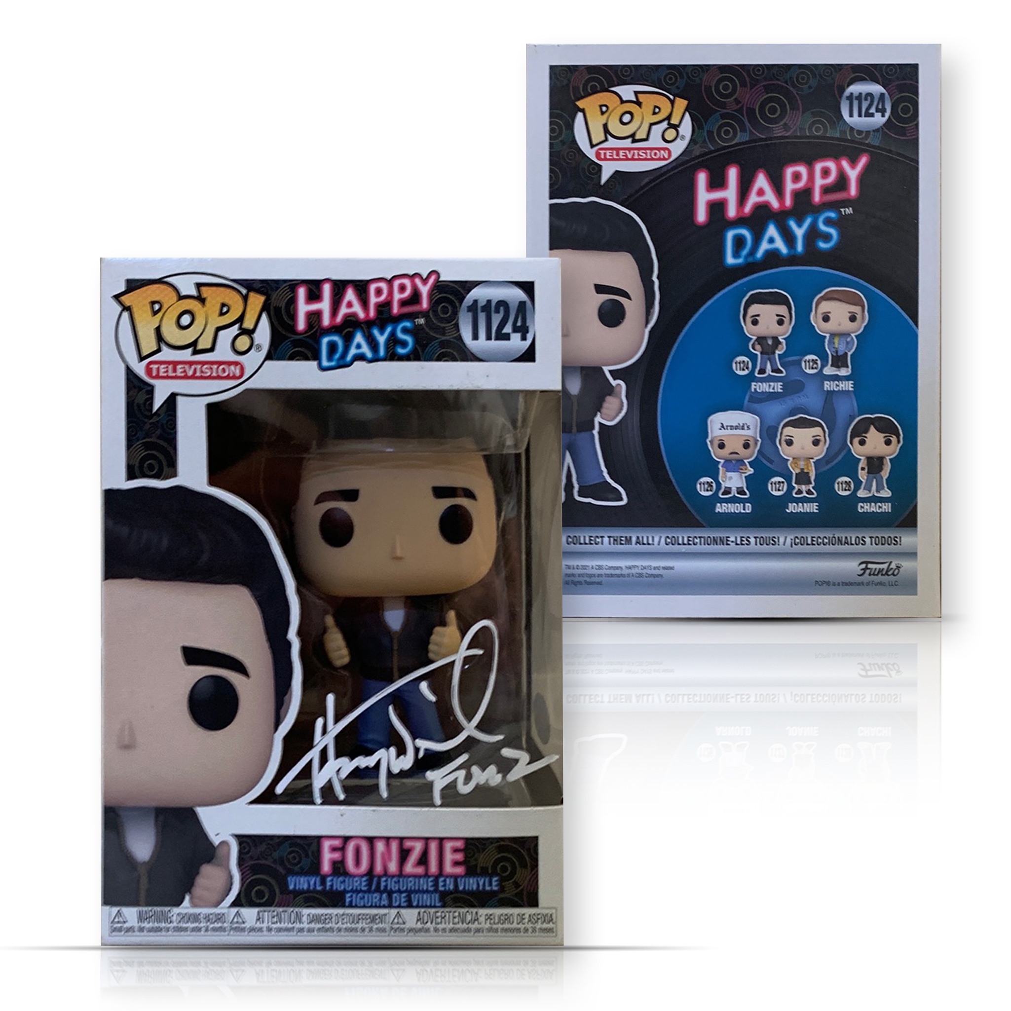Henry Winkler Autographed Happy Days Fonzie Signed Funko Pop 1124 JSA COA