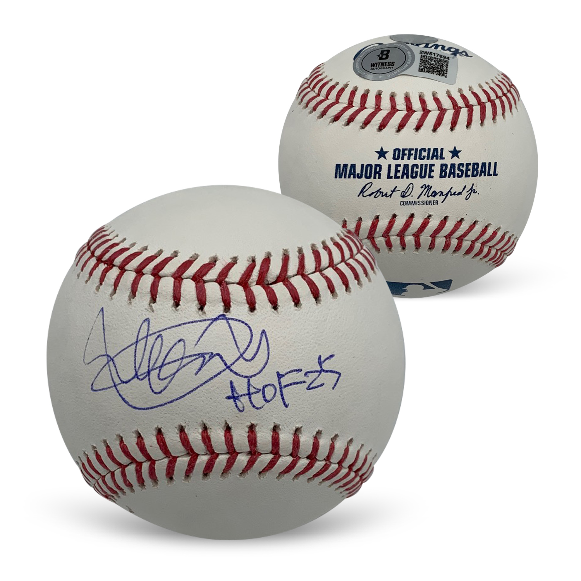 Ichiro Suzuki Autographed MLB Hall of Fame HOF 25 Signed Baseball Beckett COA With UV Display Case