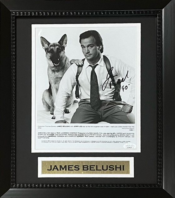 Jim Belushi Autographed Movie Signed 8x10 Framed Photo JSA COA