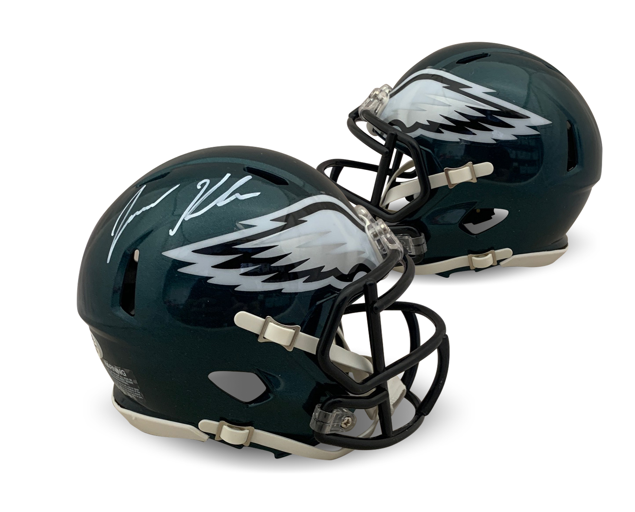 Jason Kelce Autographed Philadelphia Eagles Signed Football Mini Helmet PSA DNA COA