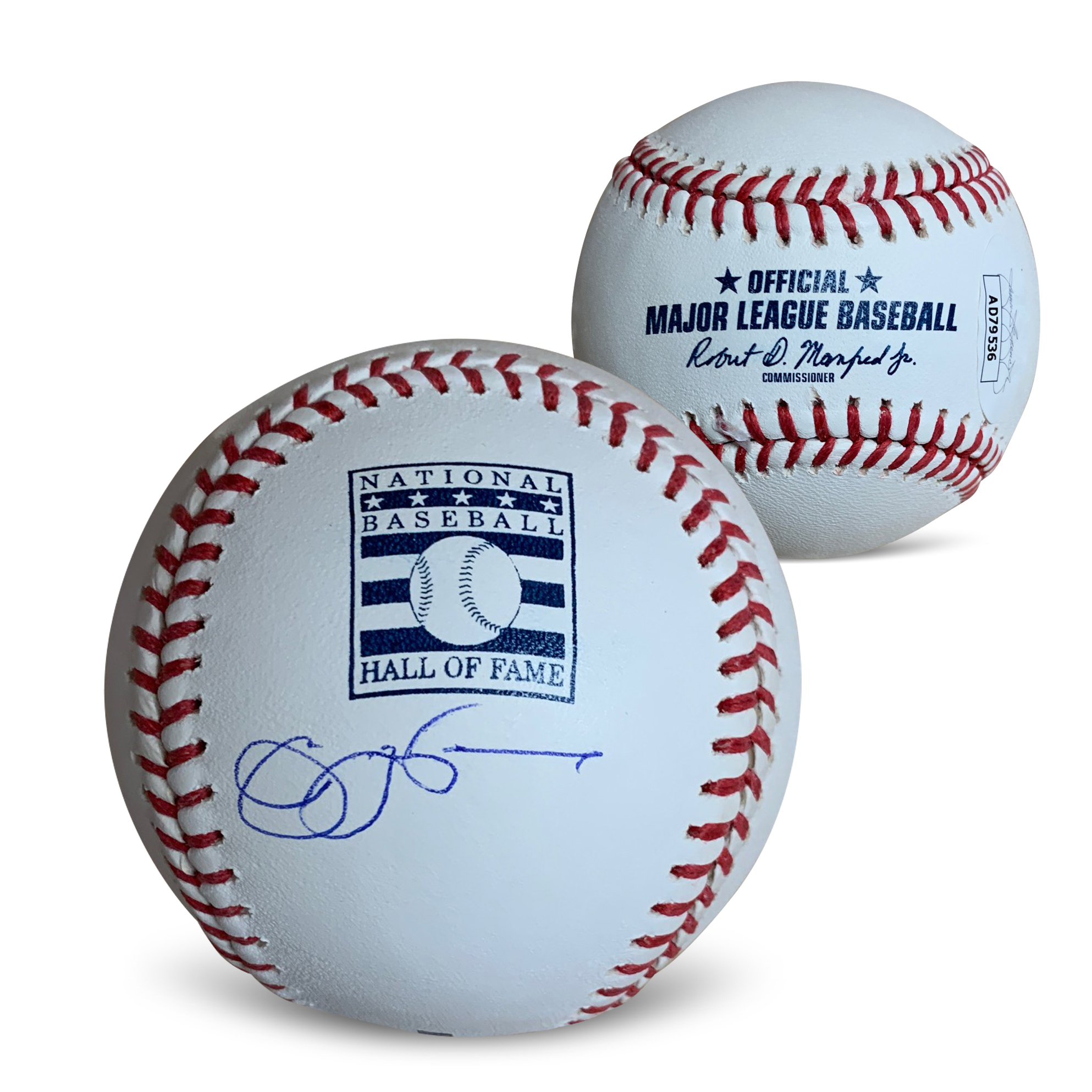 Jim Leyland Autographed Hall of Fame HOF Logo Signed Baseball JSA COA With UV Display Case