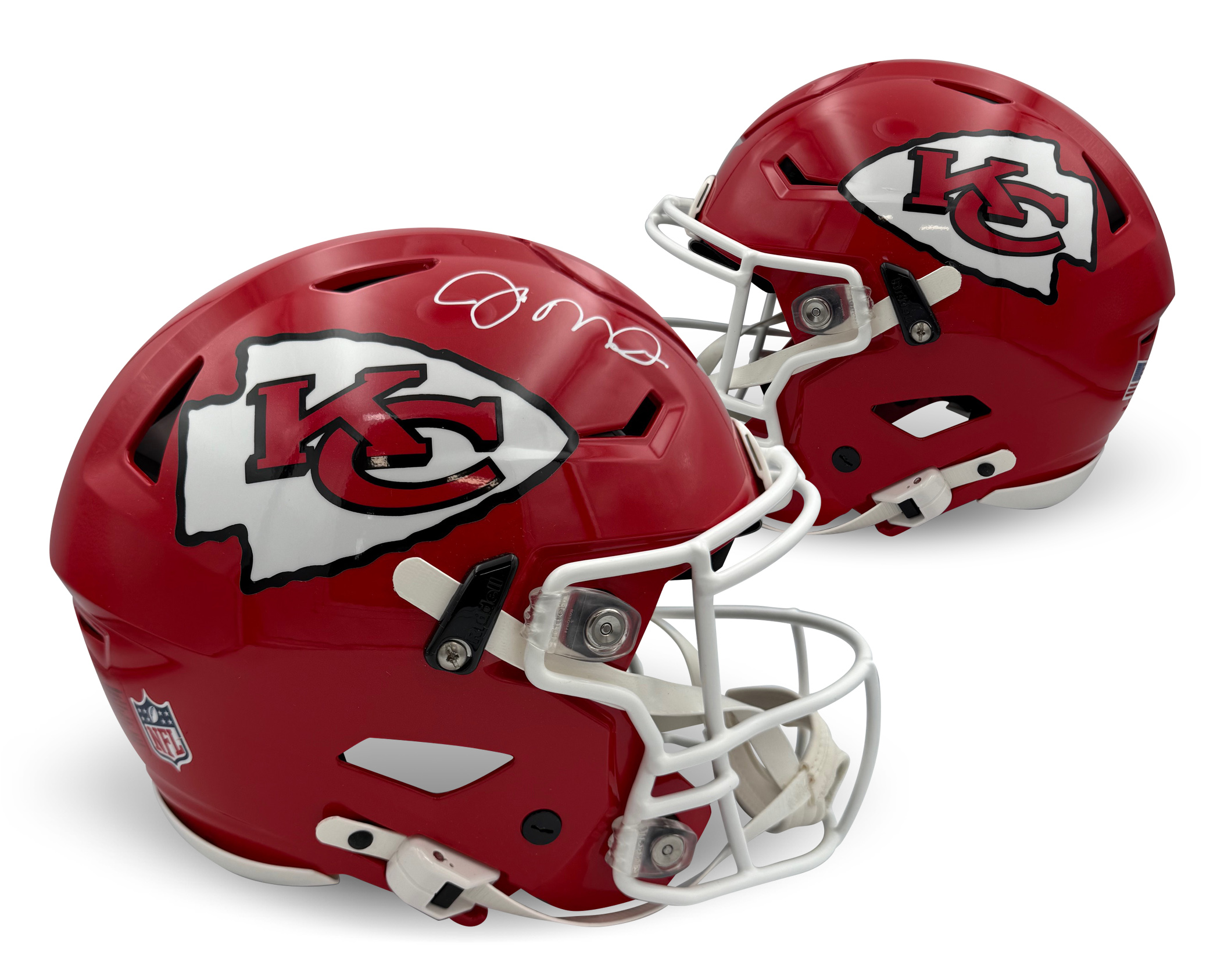 Joe Montana Autographed Kansas City Chiefs Signed Full Size Authentic SpeedFlex Football Helmet Fanatics Authentic COA