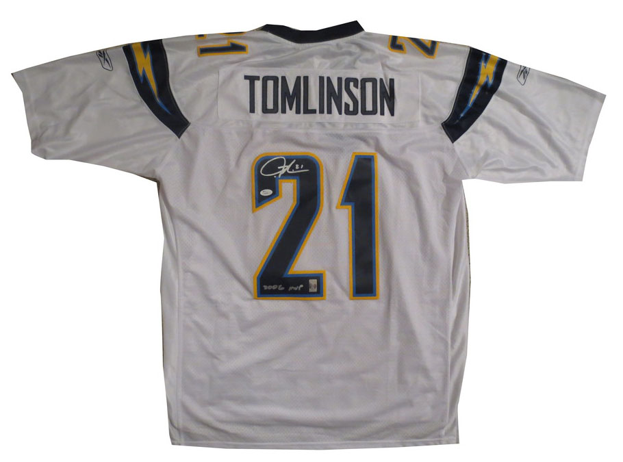 ladainian tomlinson autographed jersey