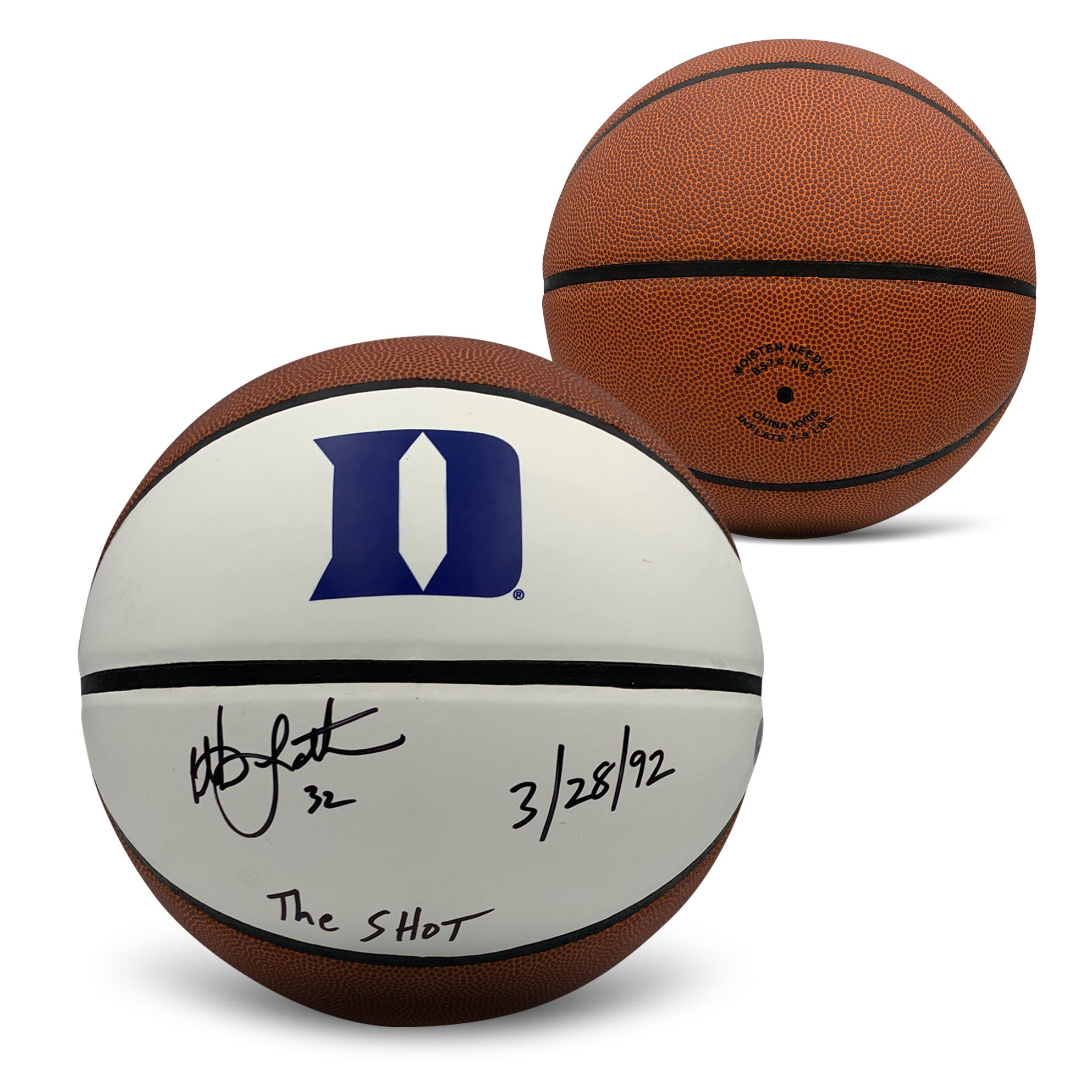 Christian Laettner Autographed Duke Blue Devils Signed Full Sized Basketball THE SHOT 3-28-92 Beckett COA Christian Laettner Autographed Duke Blue Devils Signed Full Sized Basketball THE SHOT 3-28-92 Beckett COA