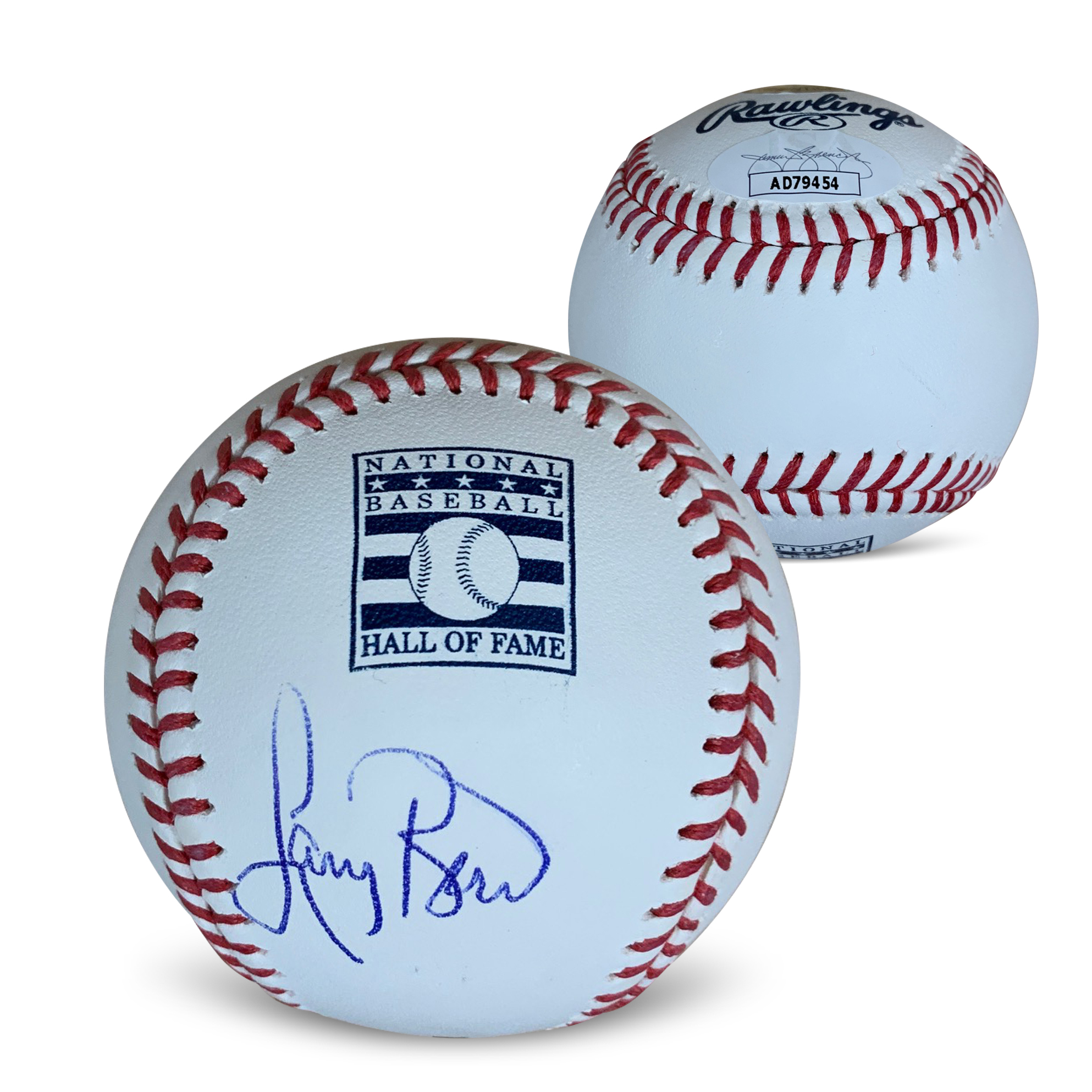 Larry Bird Autographed MLB Hall of Fame HOF Signed Baseball JSA COA With UV Display Case