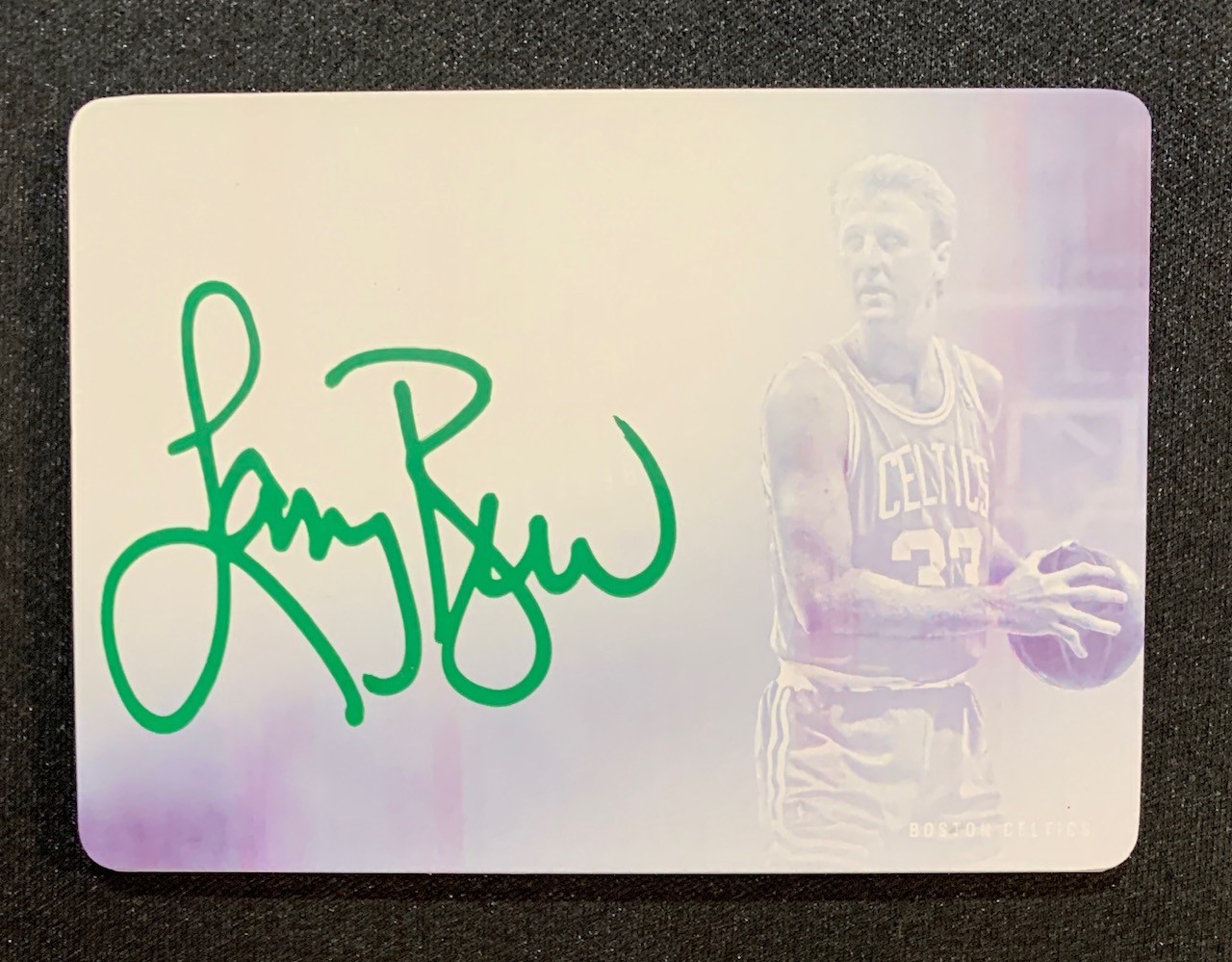 Larry Bird 2019 Panini Eminence Signed Printing Plate Card #11 Auto JSA 1/1