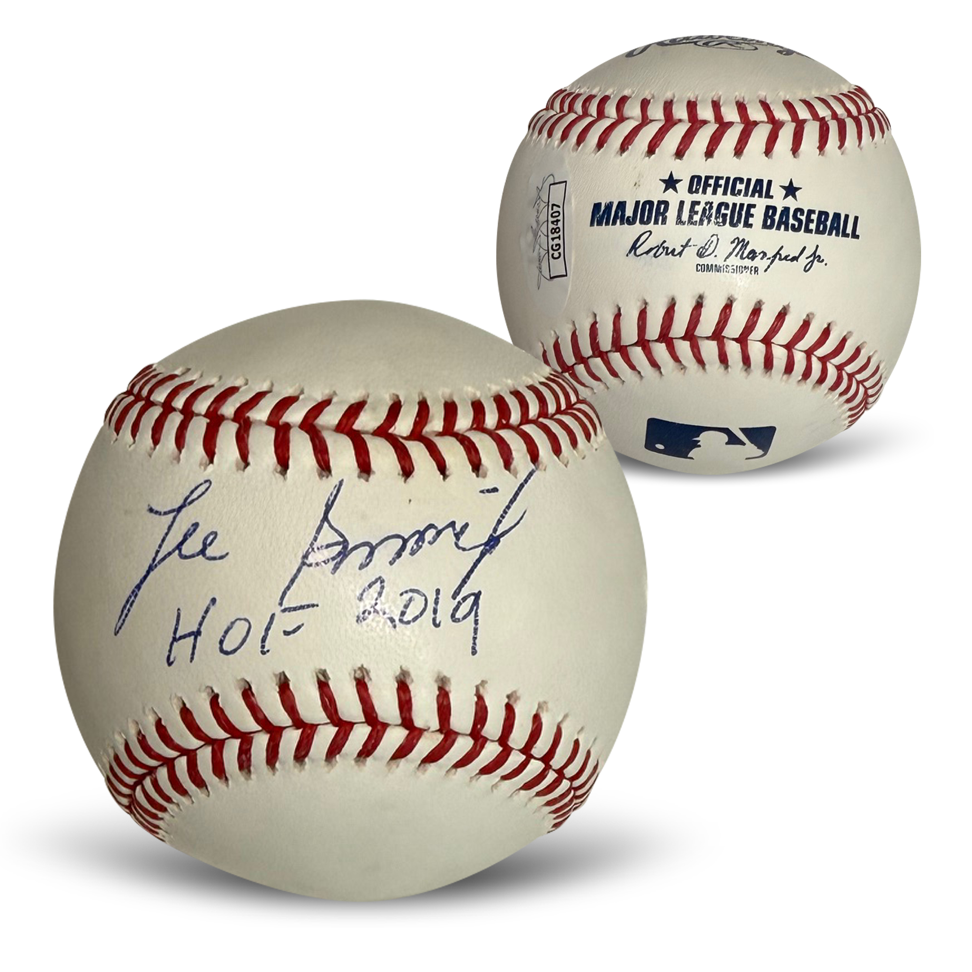 Lee Smith Autographed MLB Signed Baseball Hall of Fame HOF 19 JSA COA With UV Display Case